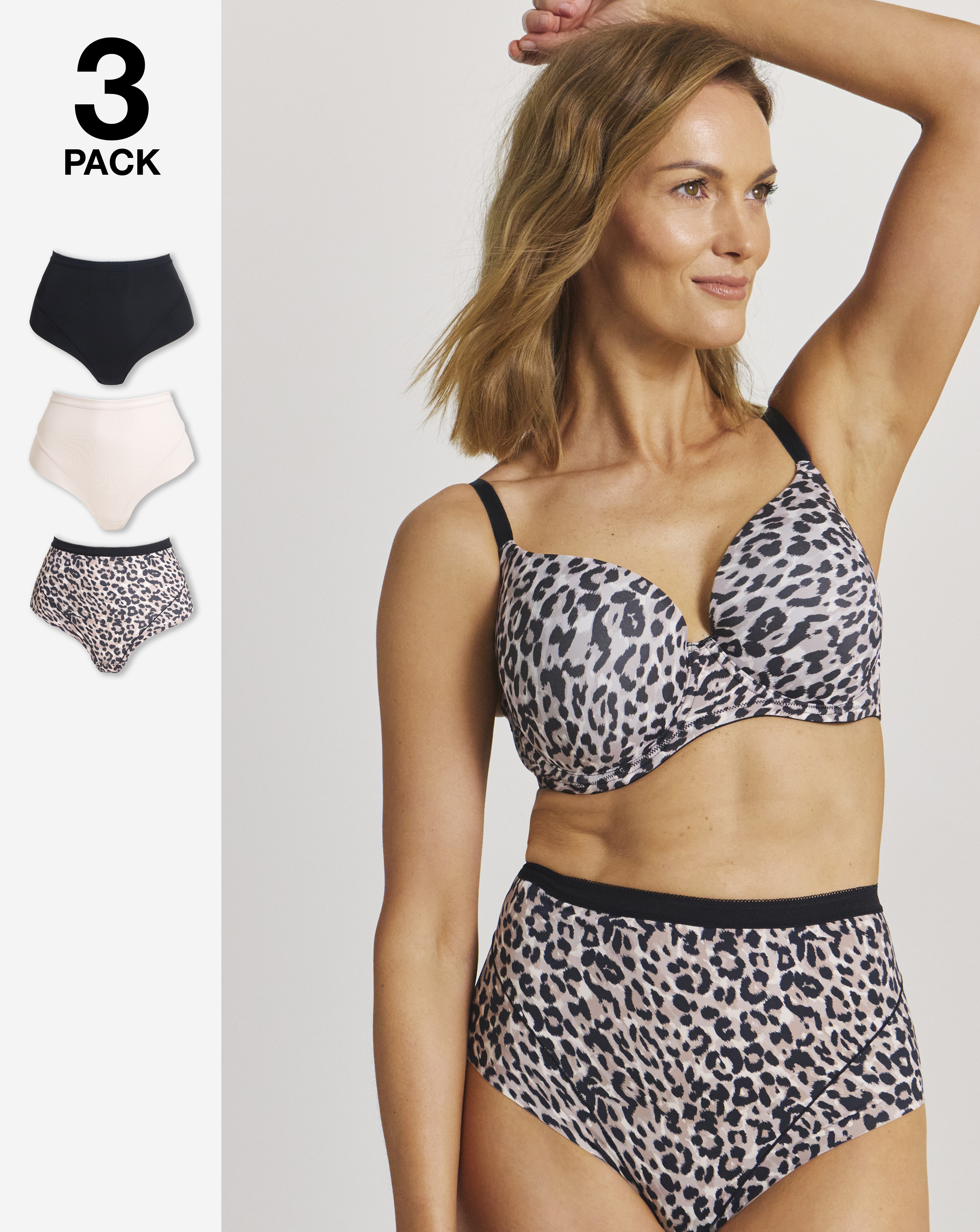 Pretty Secrets 3 Pack Briefs
