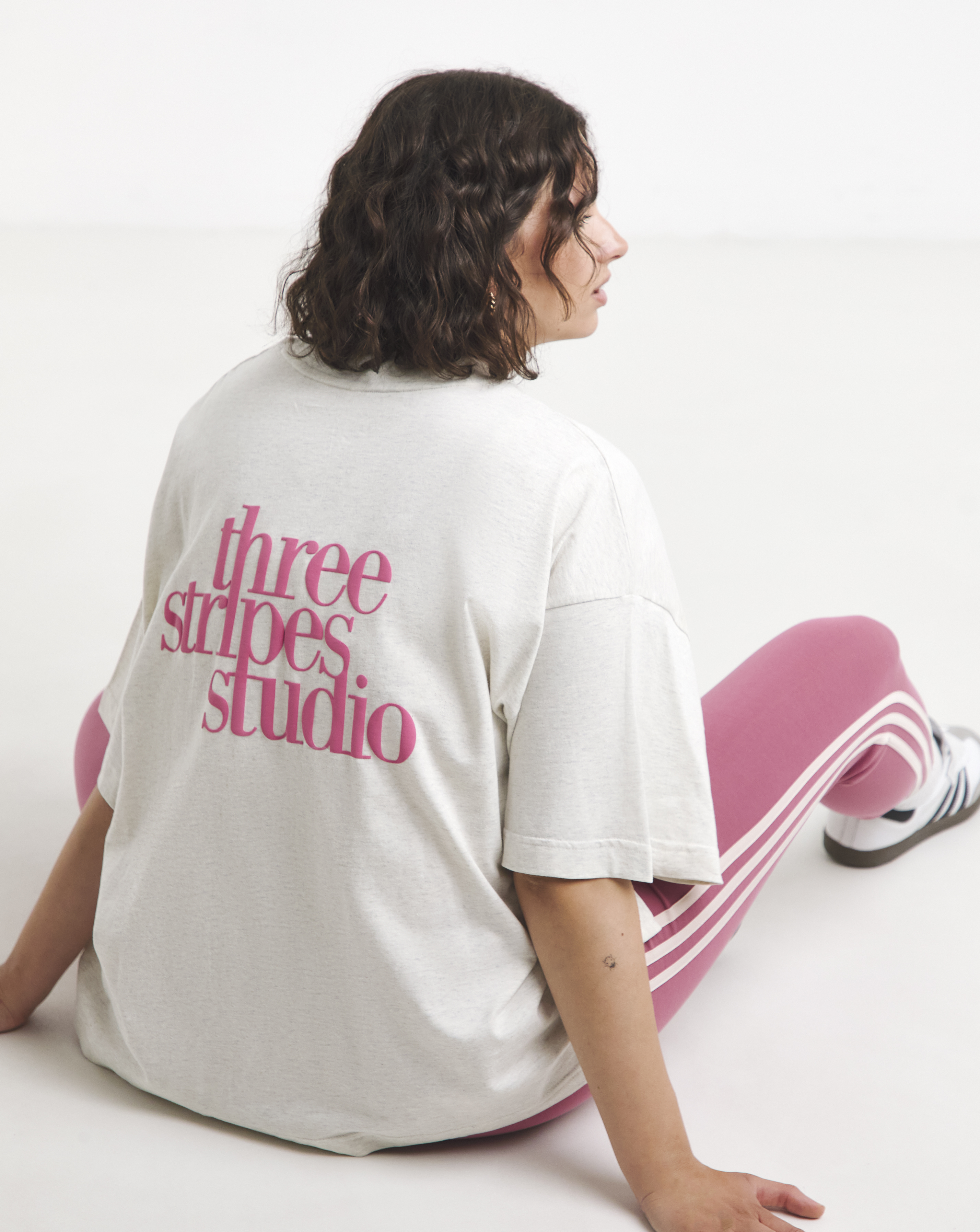 adidas 3 Stripe Graphic T-Shirt