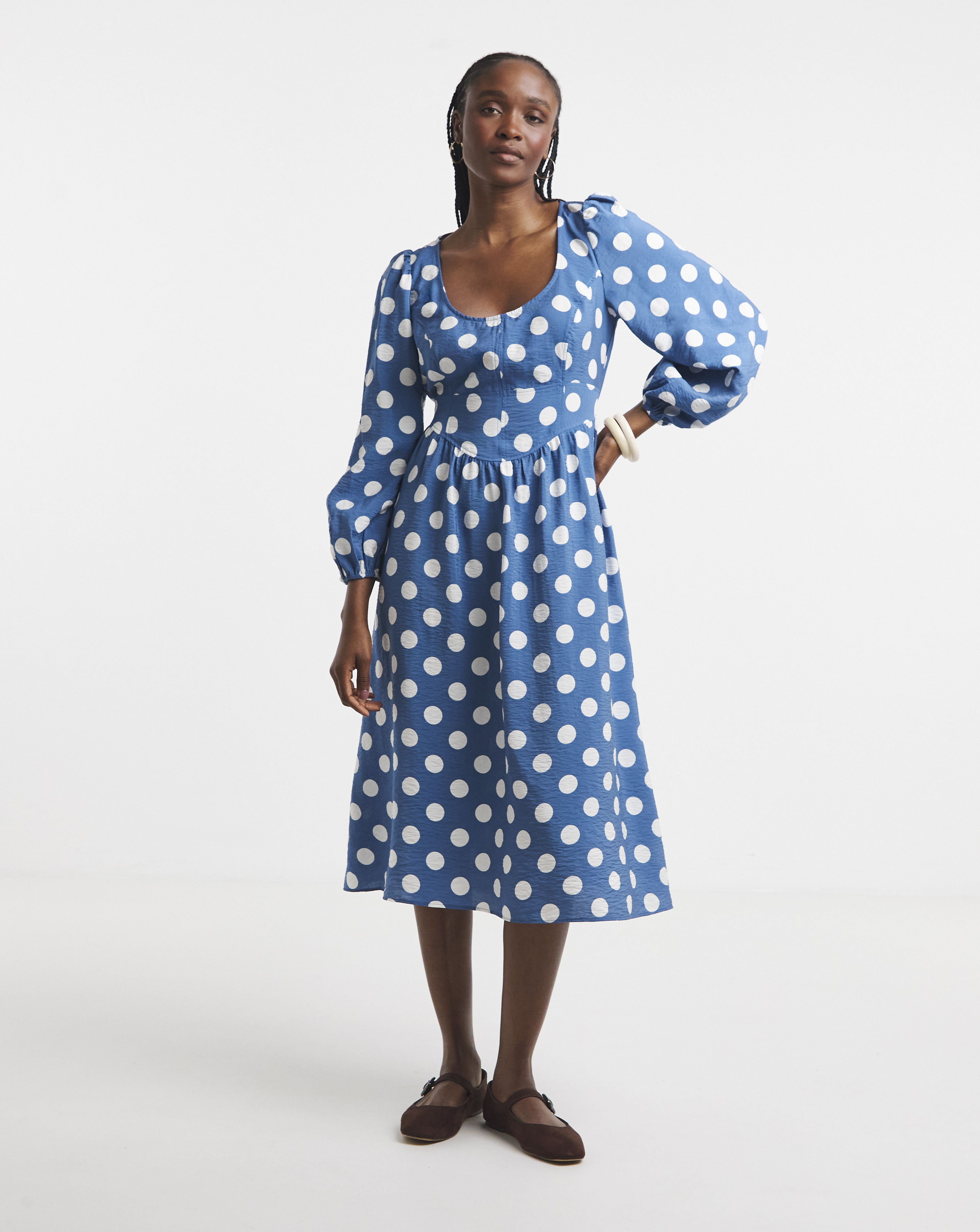 New In - Angled Waist Corset Dress