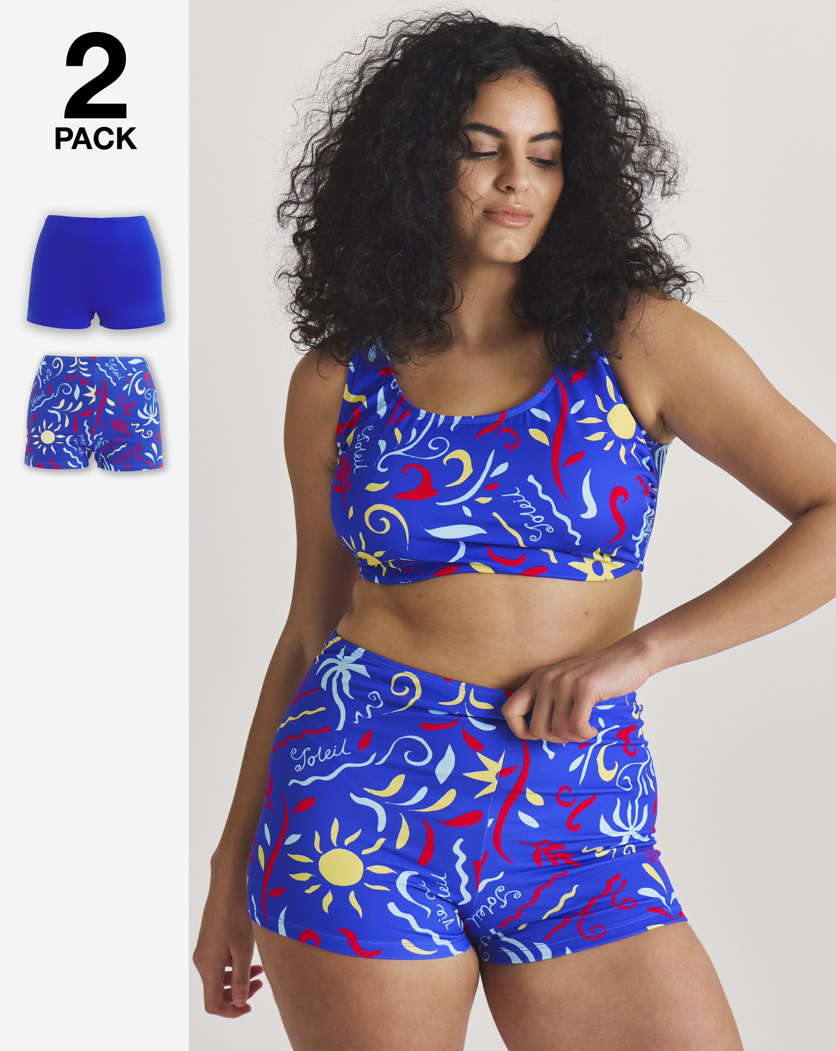 2 Pack Value Bikini Shorts