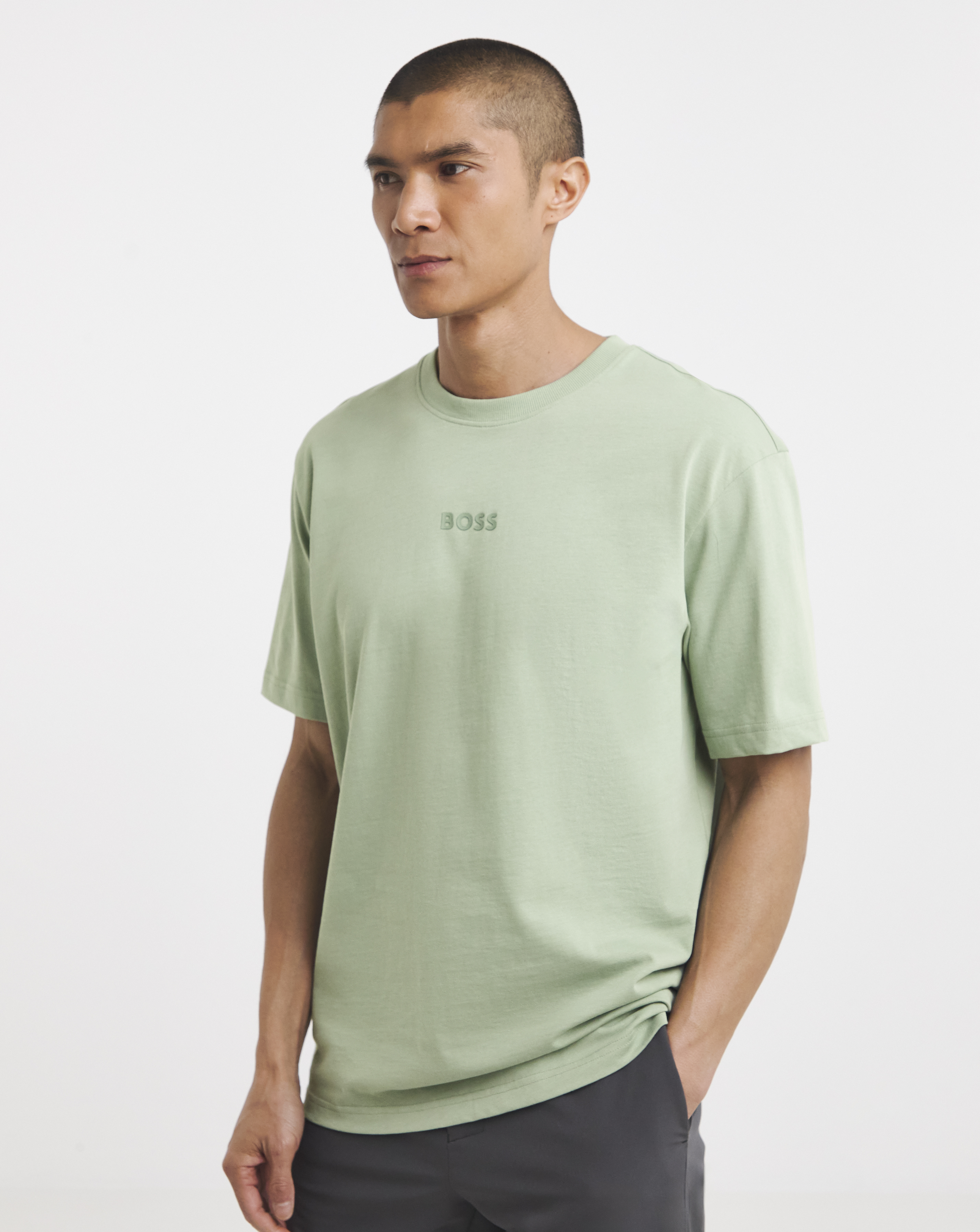 Boss - Men's T-Shirt - Relax Fit - XL - Sage