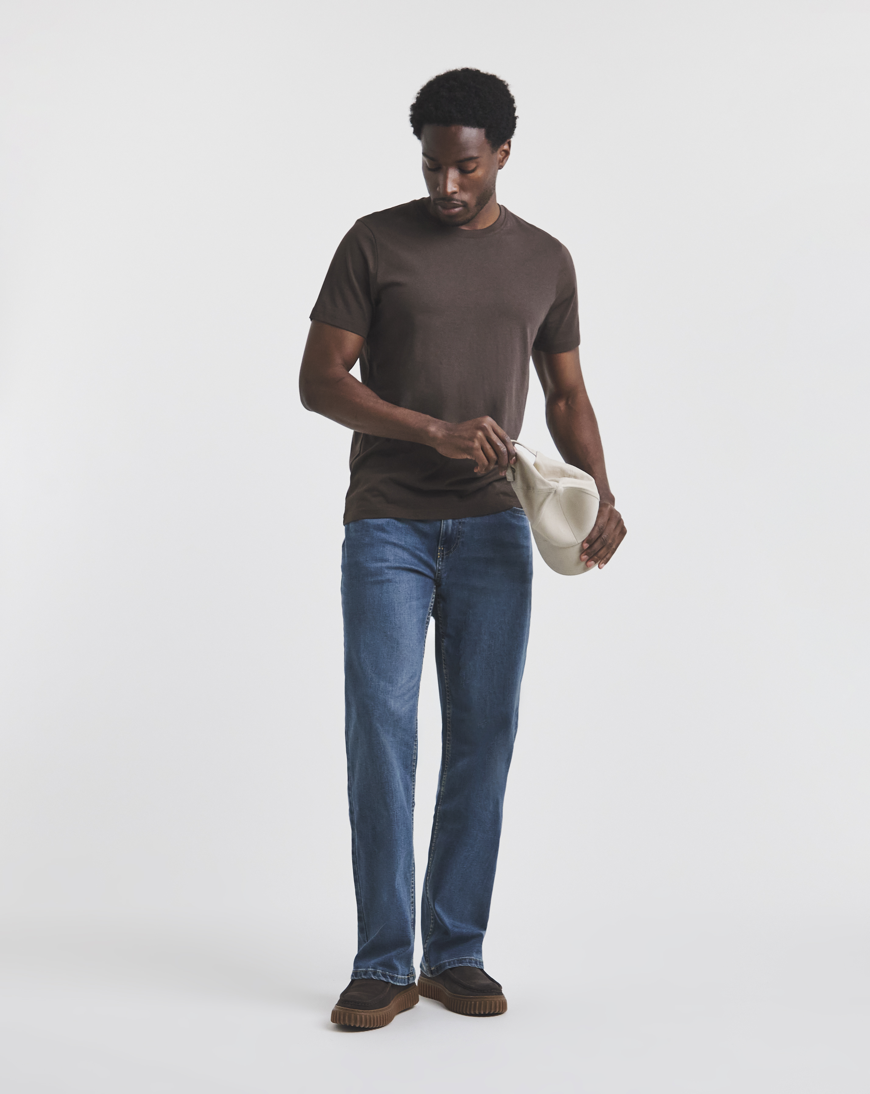 Union Loose Fit Stretch Jeans Mid Wash