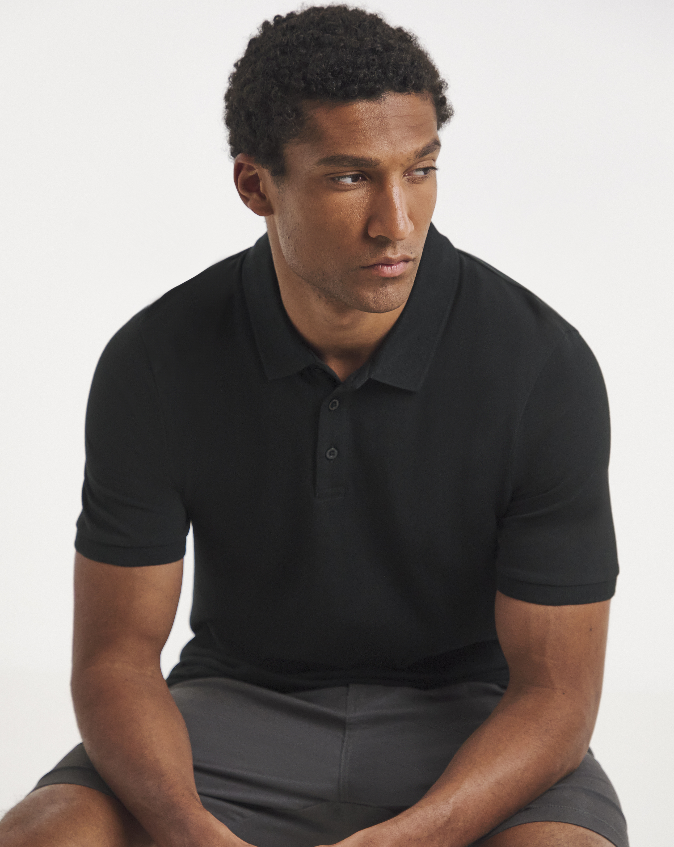 Pure Cotton Pique Polo Long