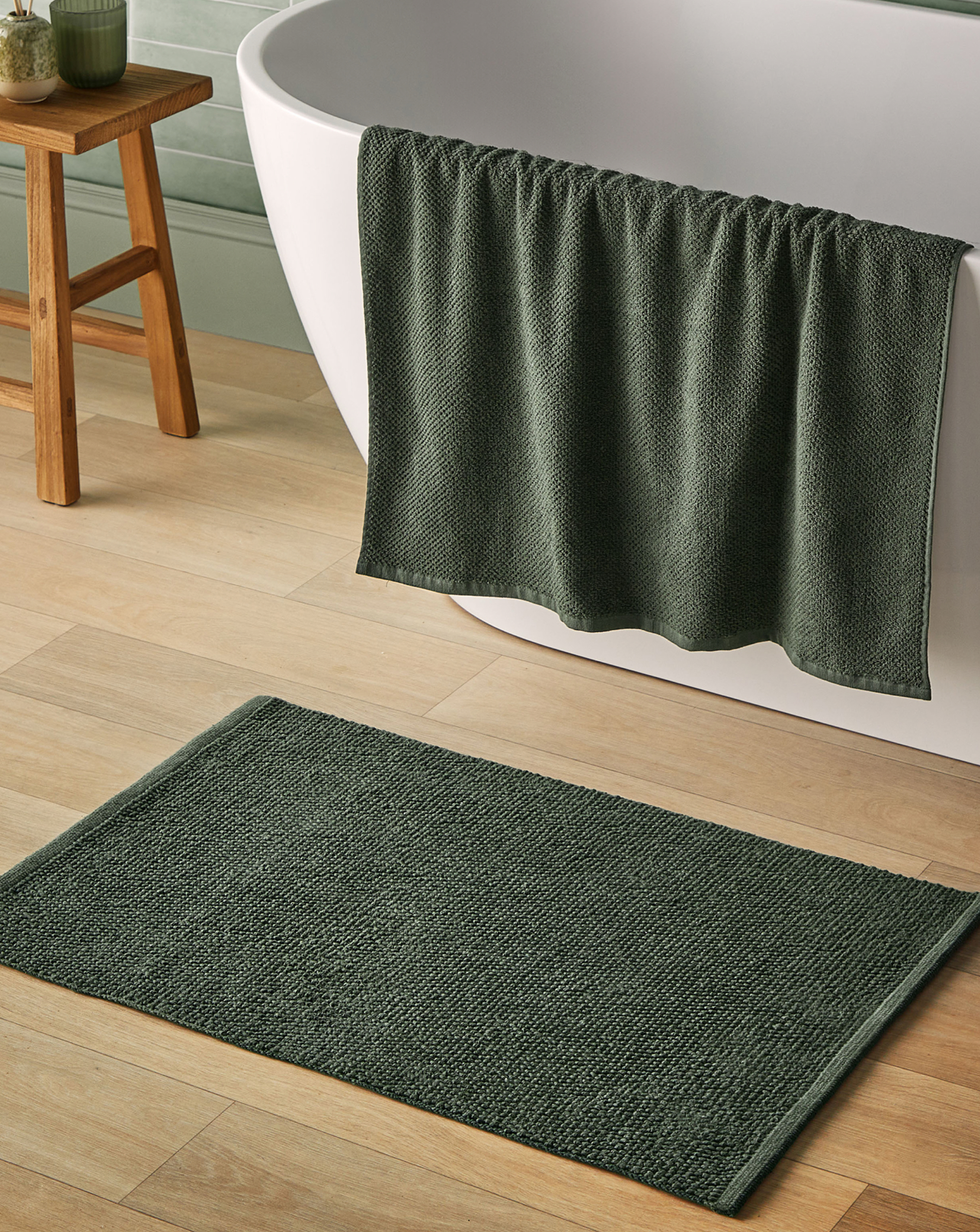 Silentnight Textured Cotton Bath Mat