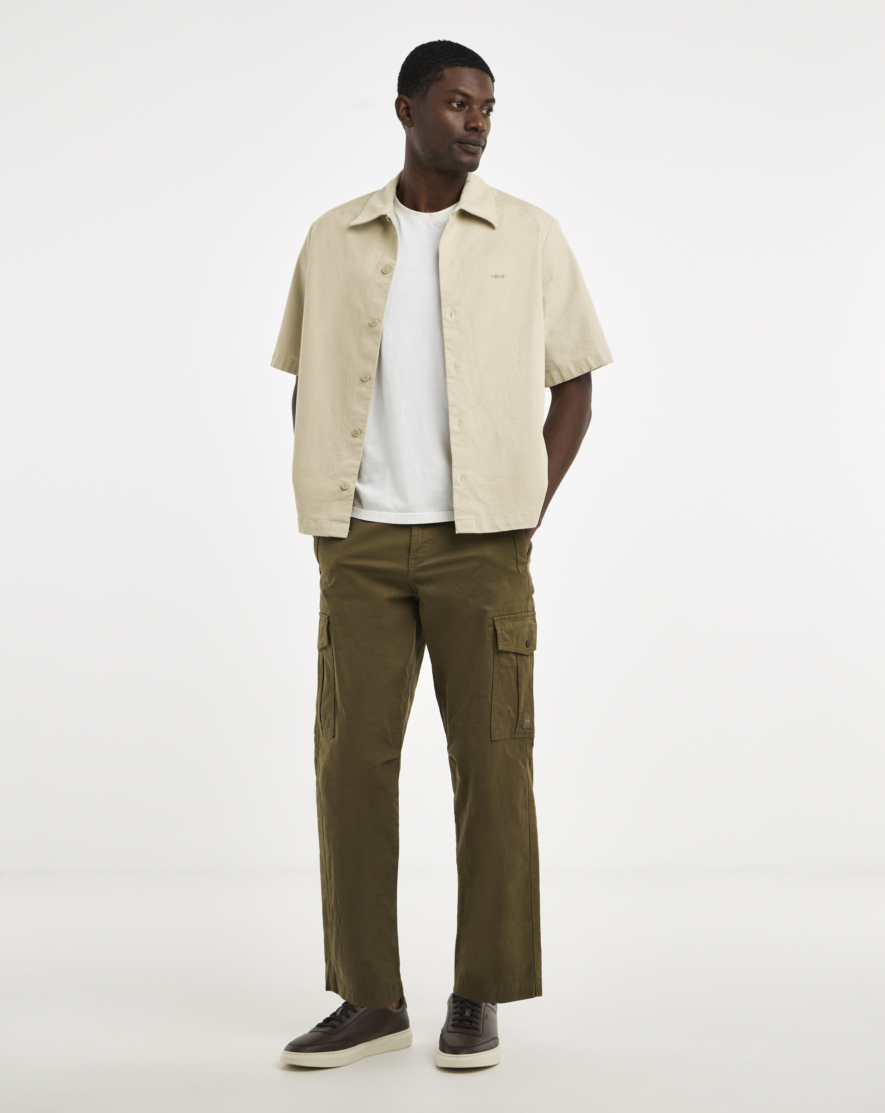 BOSS Resort Shirt - Light Beige