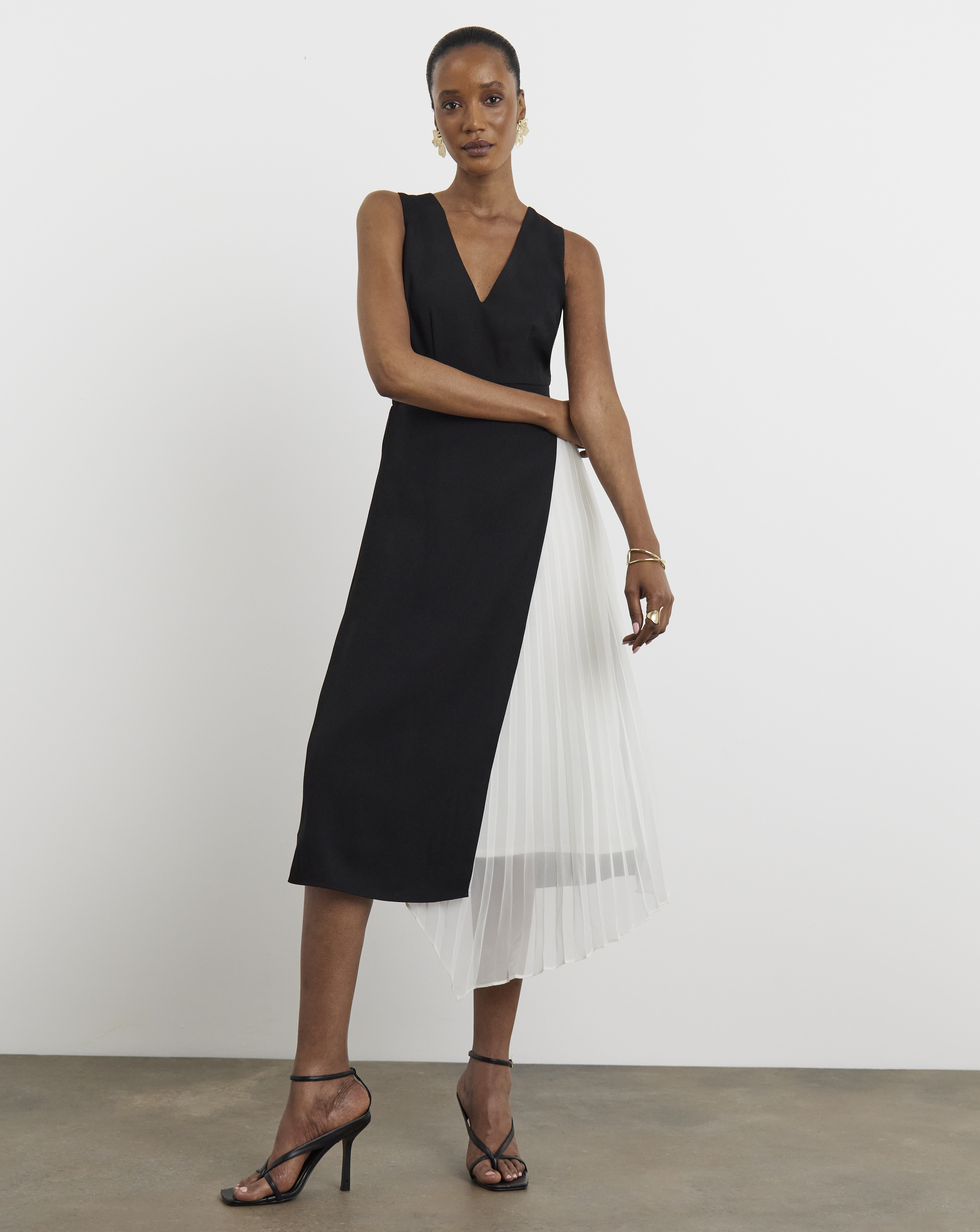 Joanna Hope Dress With Pleated Panel