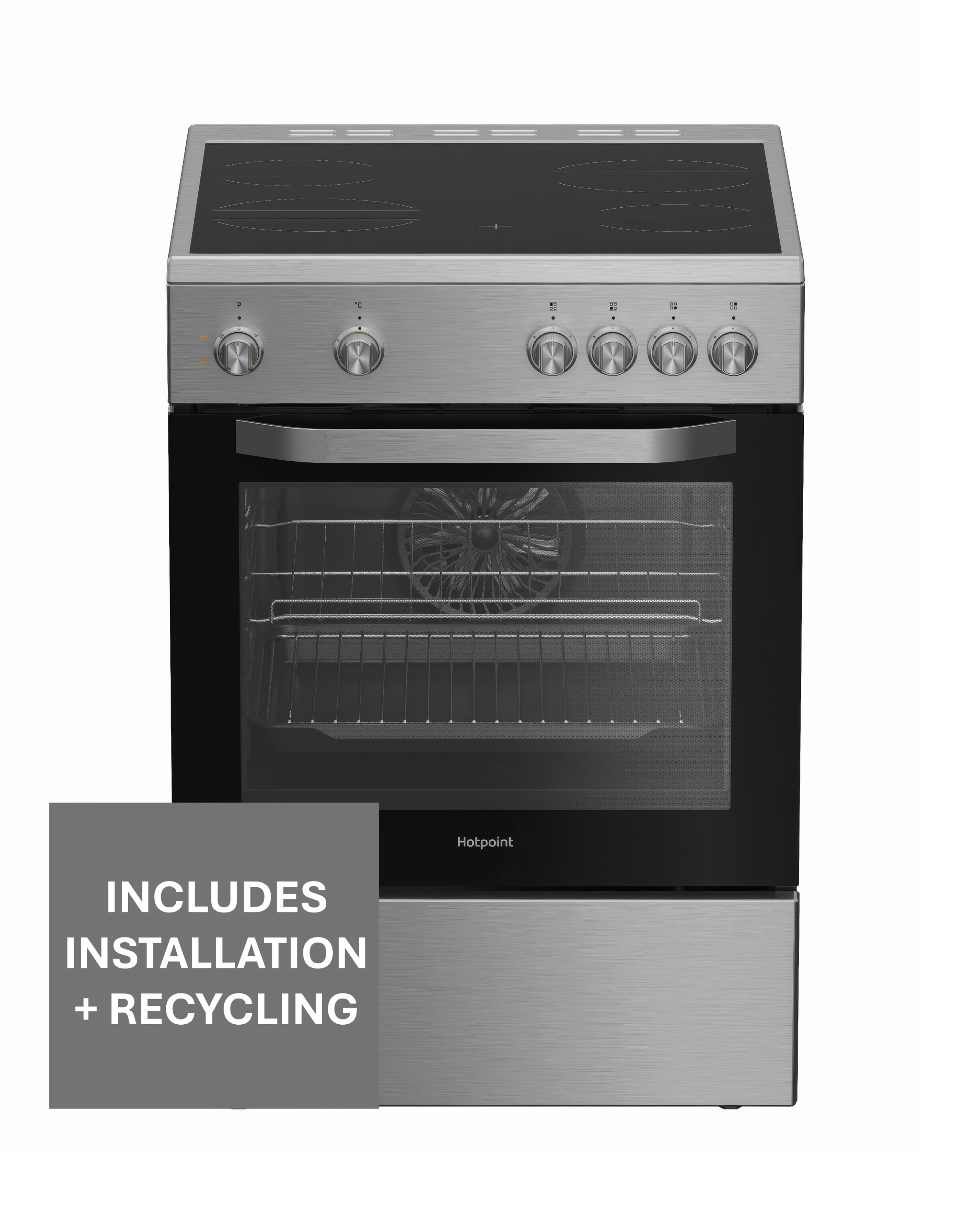 Hotpoint H6V5KMX/UK Electric Cook Inst