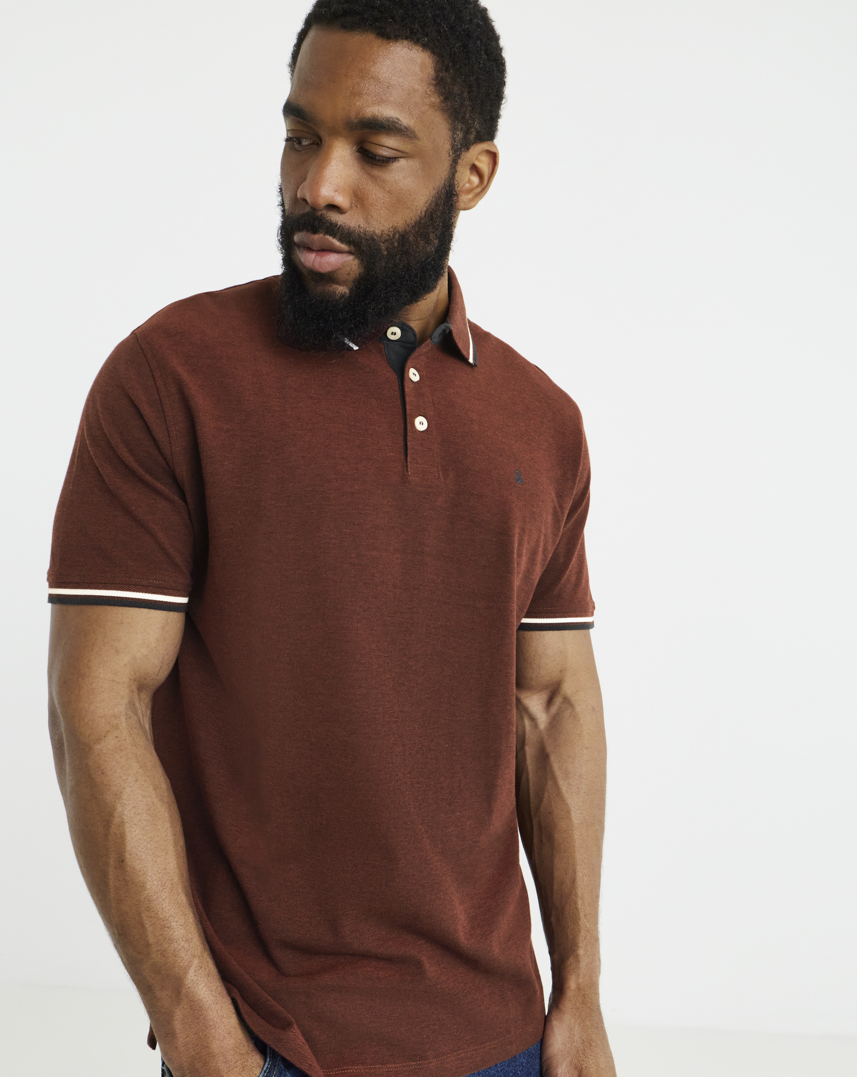 New In - Jack & Jones Paulos Tipped Polo