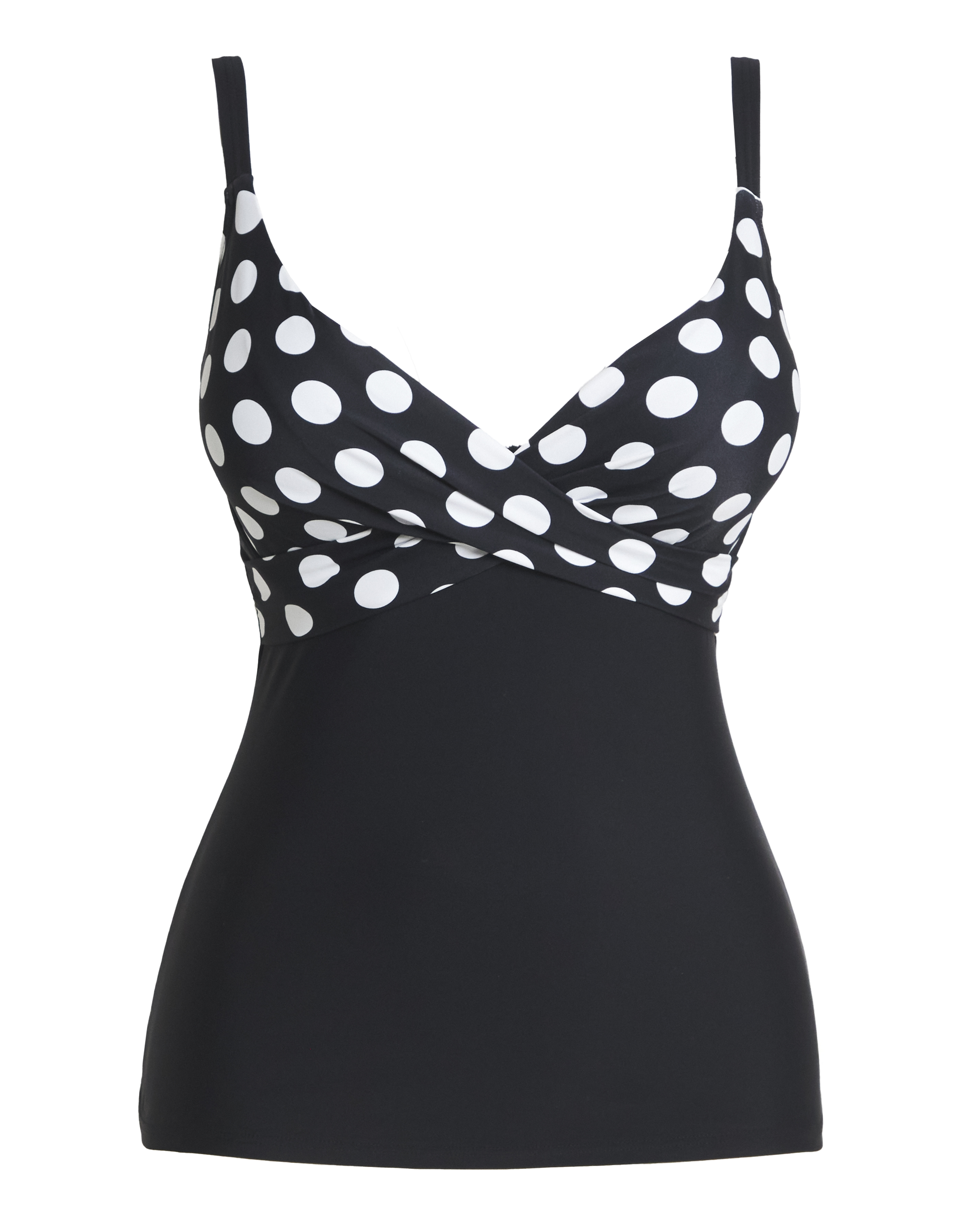 Figleaves Tailor Underwired Twist Front Tankini Top