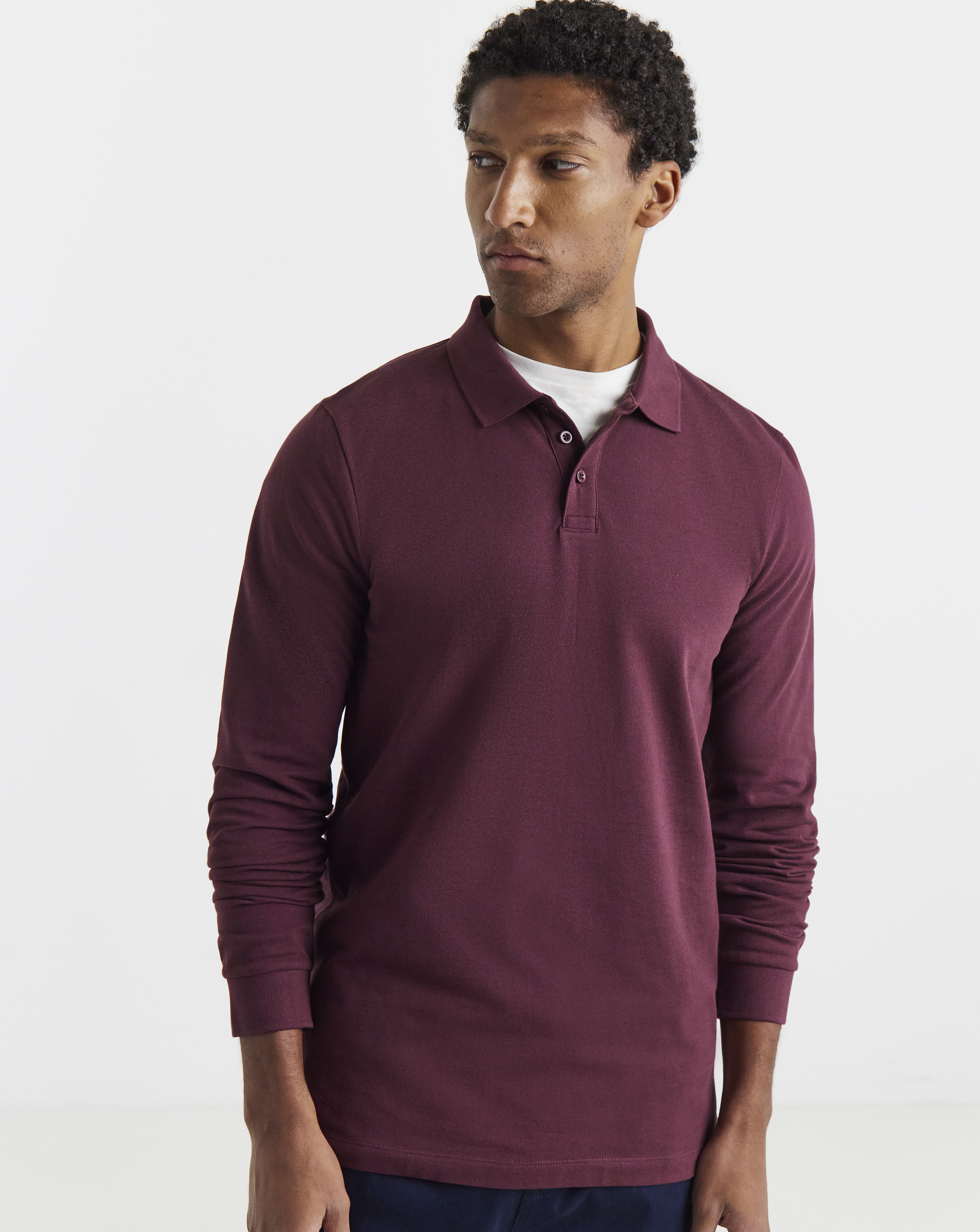 Core Long Sleeve Pique Polo