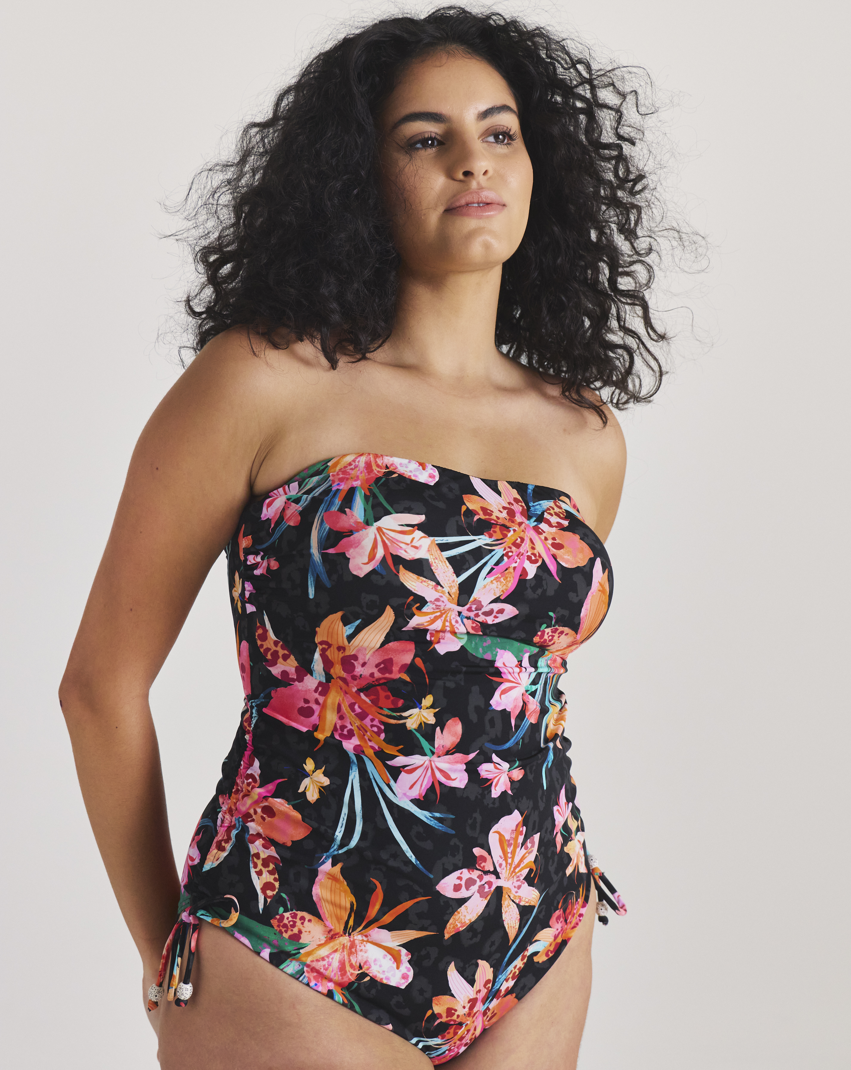Adjustable Bandeau Swimsuit