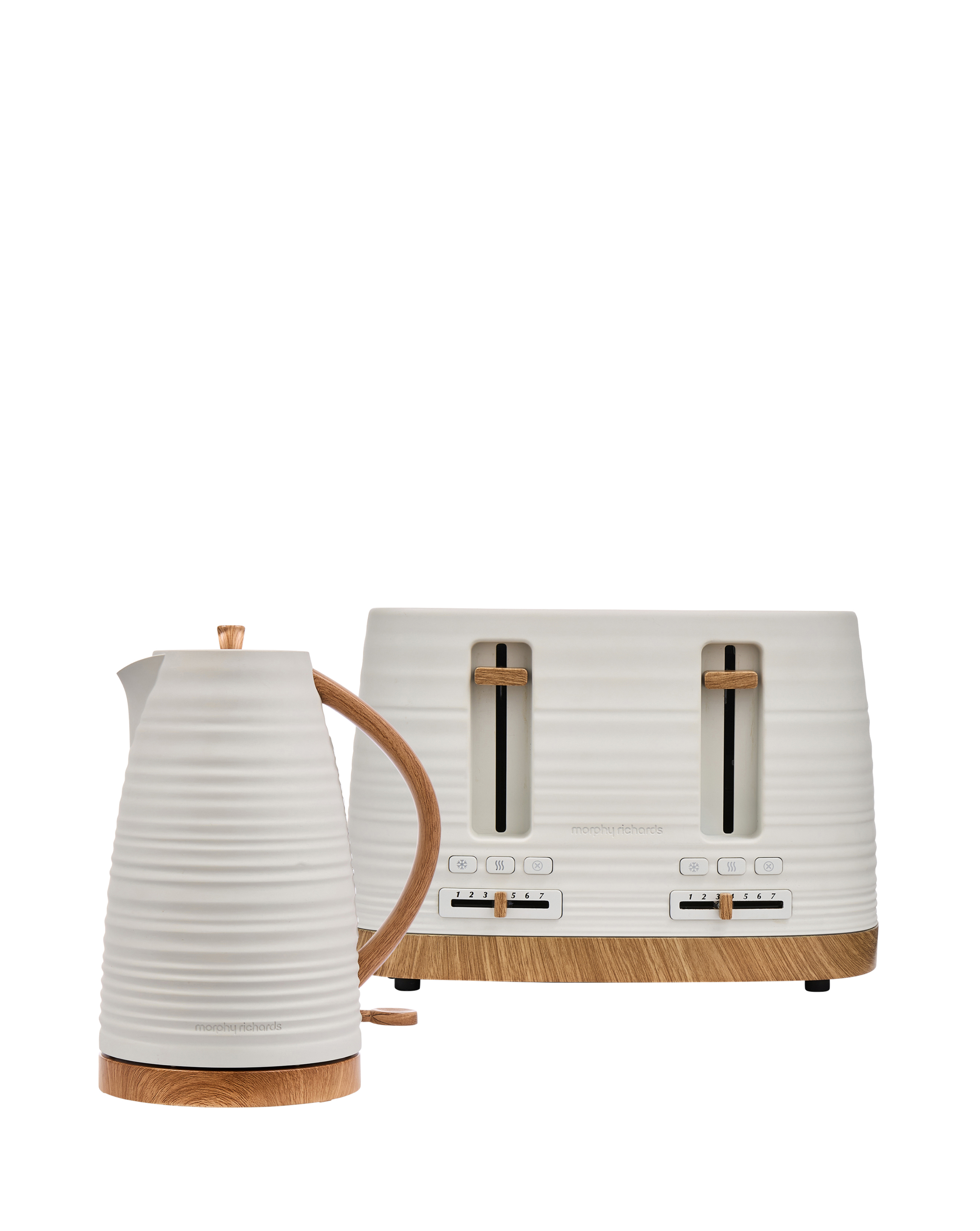 Morphy Richards Clay Kettle And Toaster Set - (China Clay)