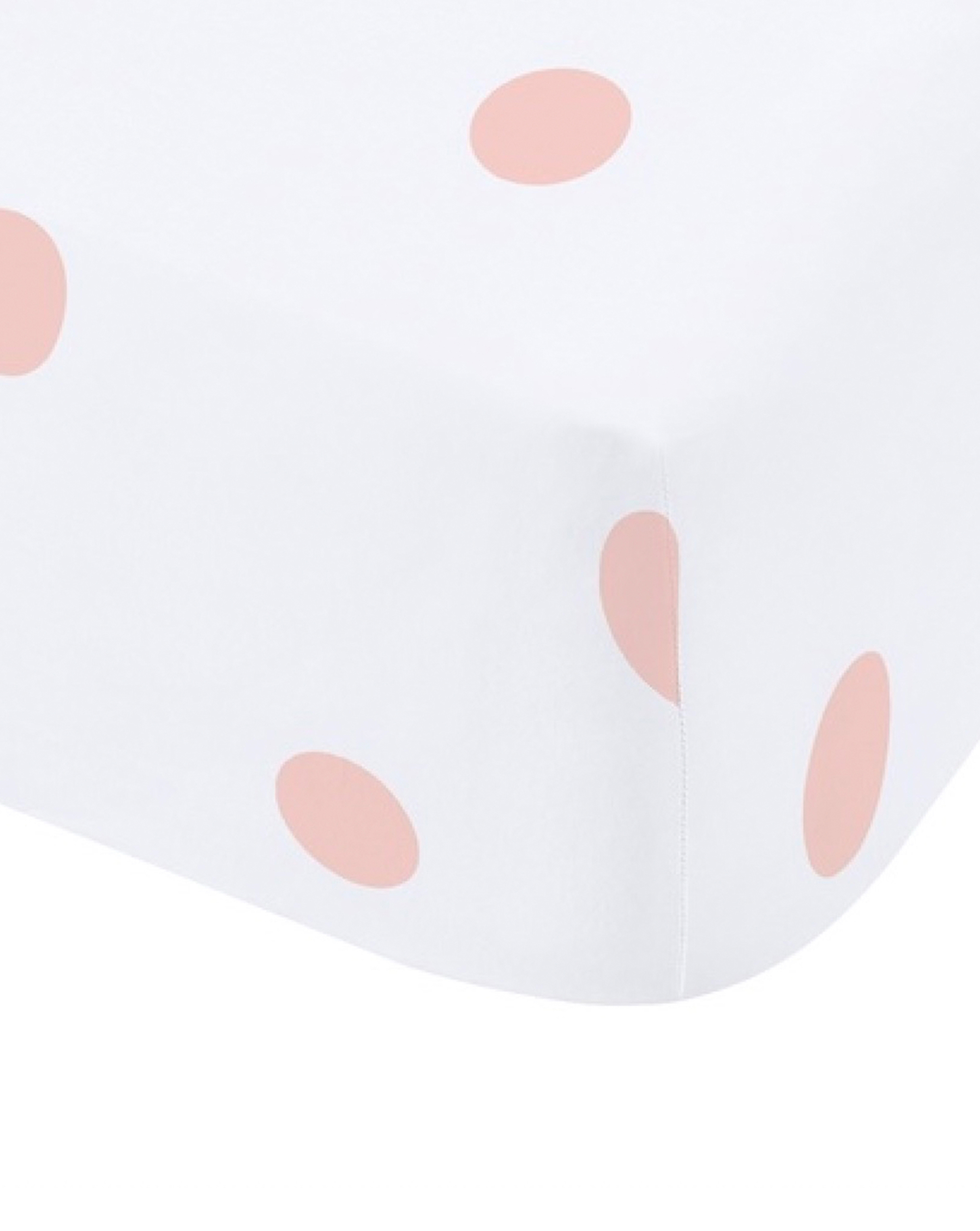 Catherine Lansfield Men's Pink Cl Brushed Polka Dot Fitted Sheet Pnk 30Cm