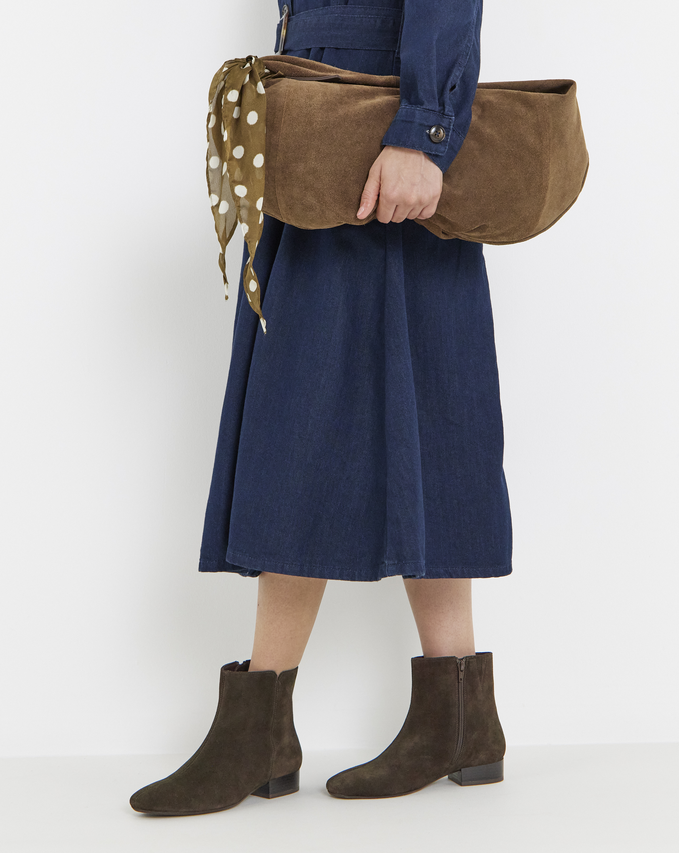 New In - Suede Ankle Boots EEE Fit