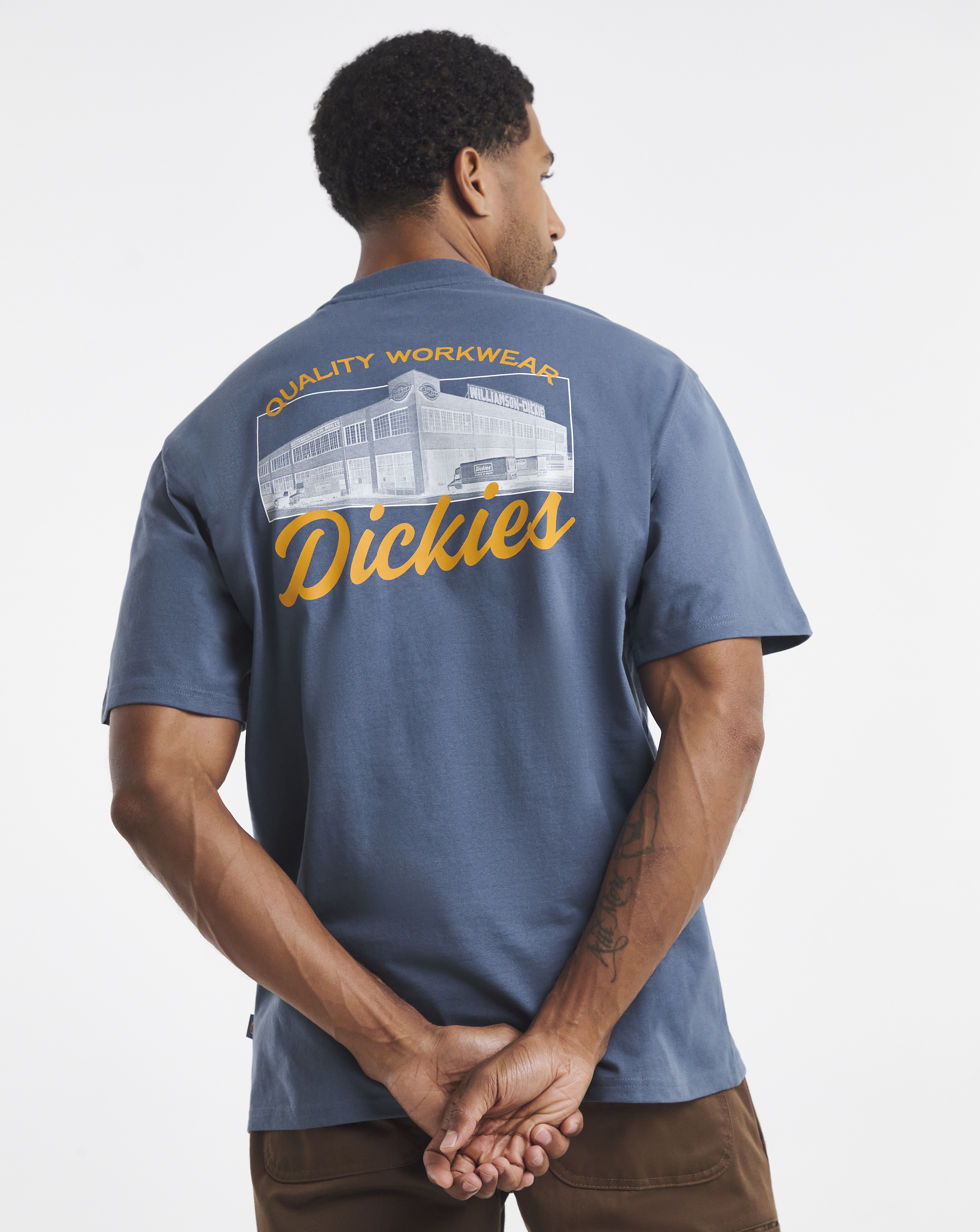 Dickies Retro Indigo Wellsville Back Graphic T-Shirt - Xxl