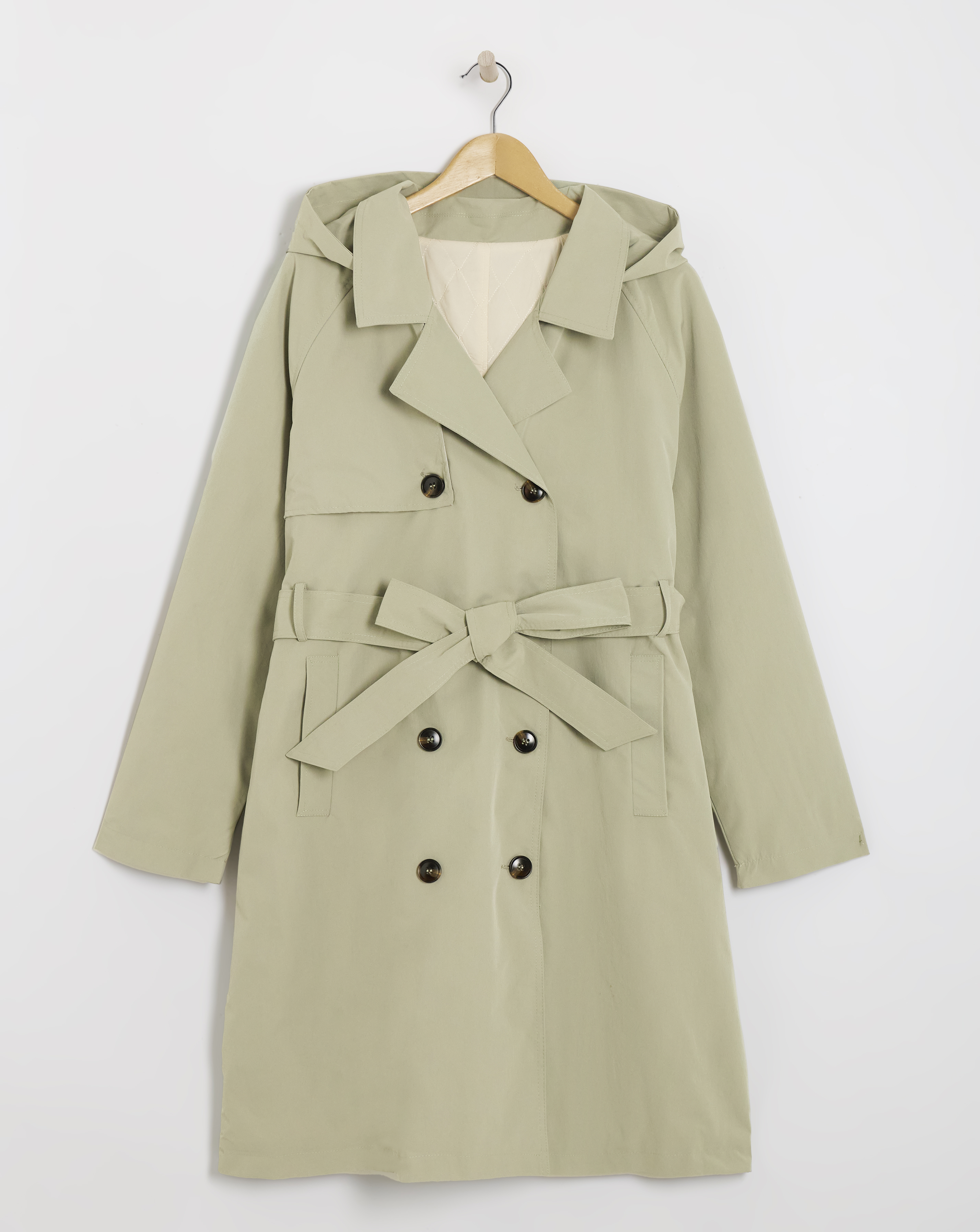 Julipa Reversible Quilted Trench Coat