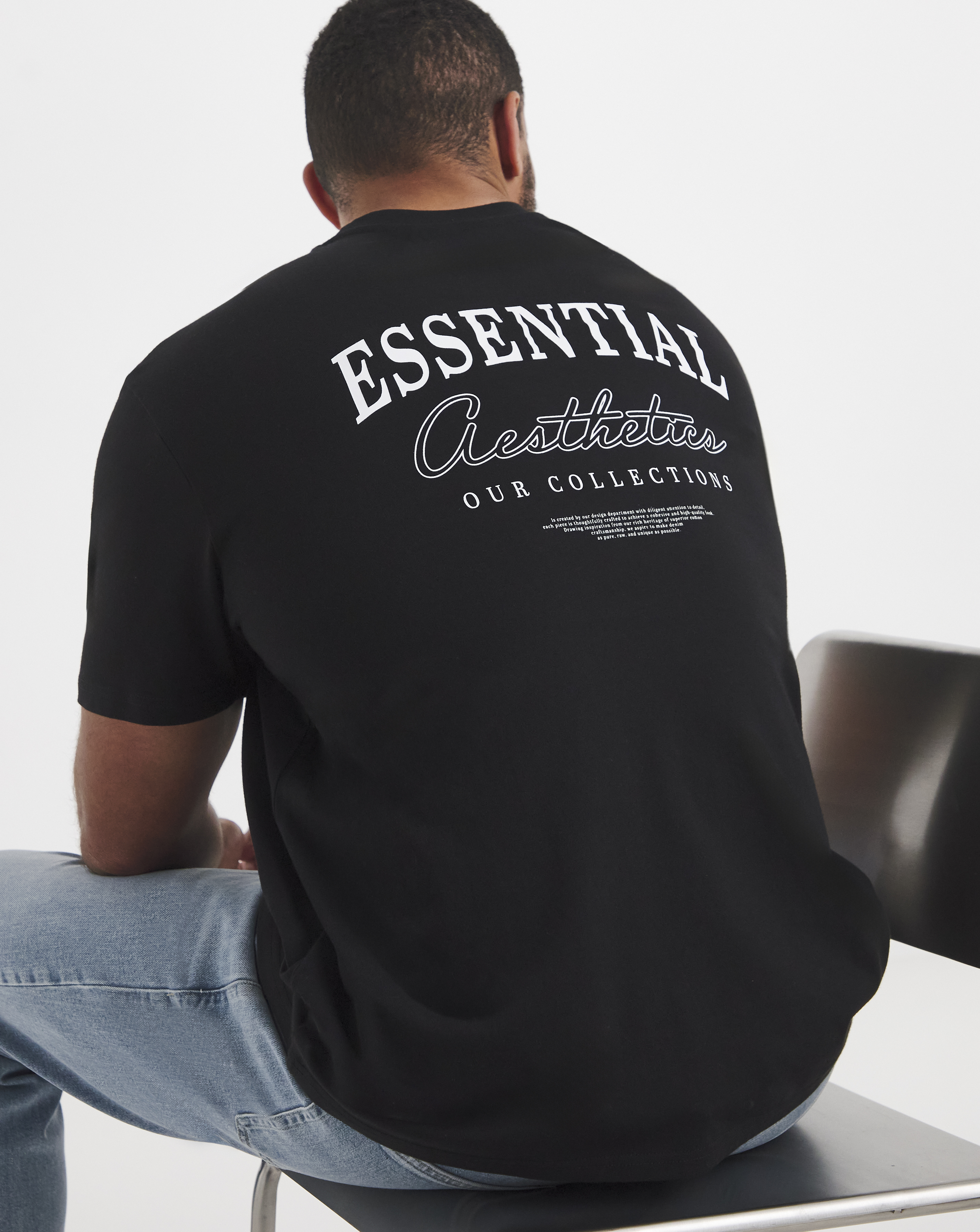 New In - Jack & Jones Studio Back Print T-Shirt