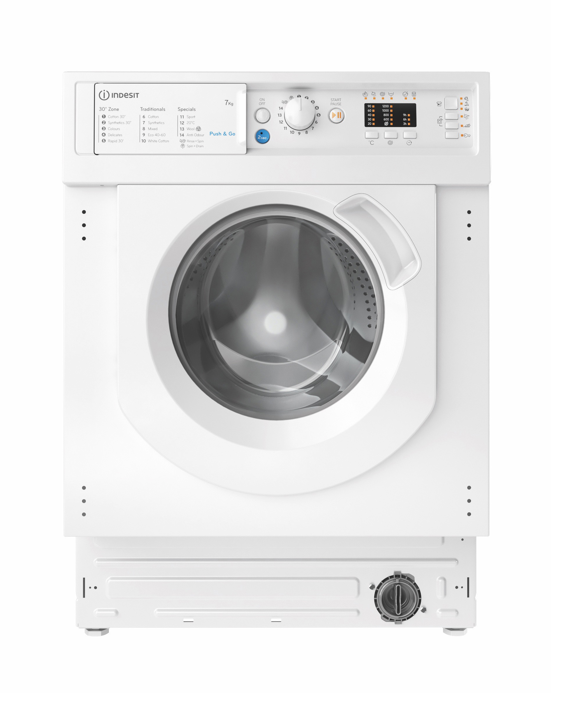 Indesit BIWMIL71252UKN Integrated Washer