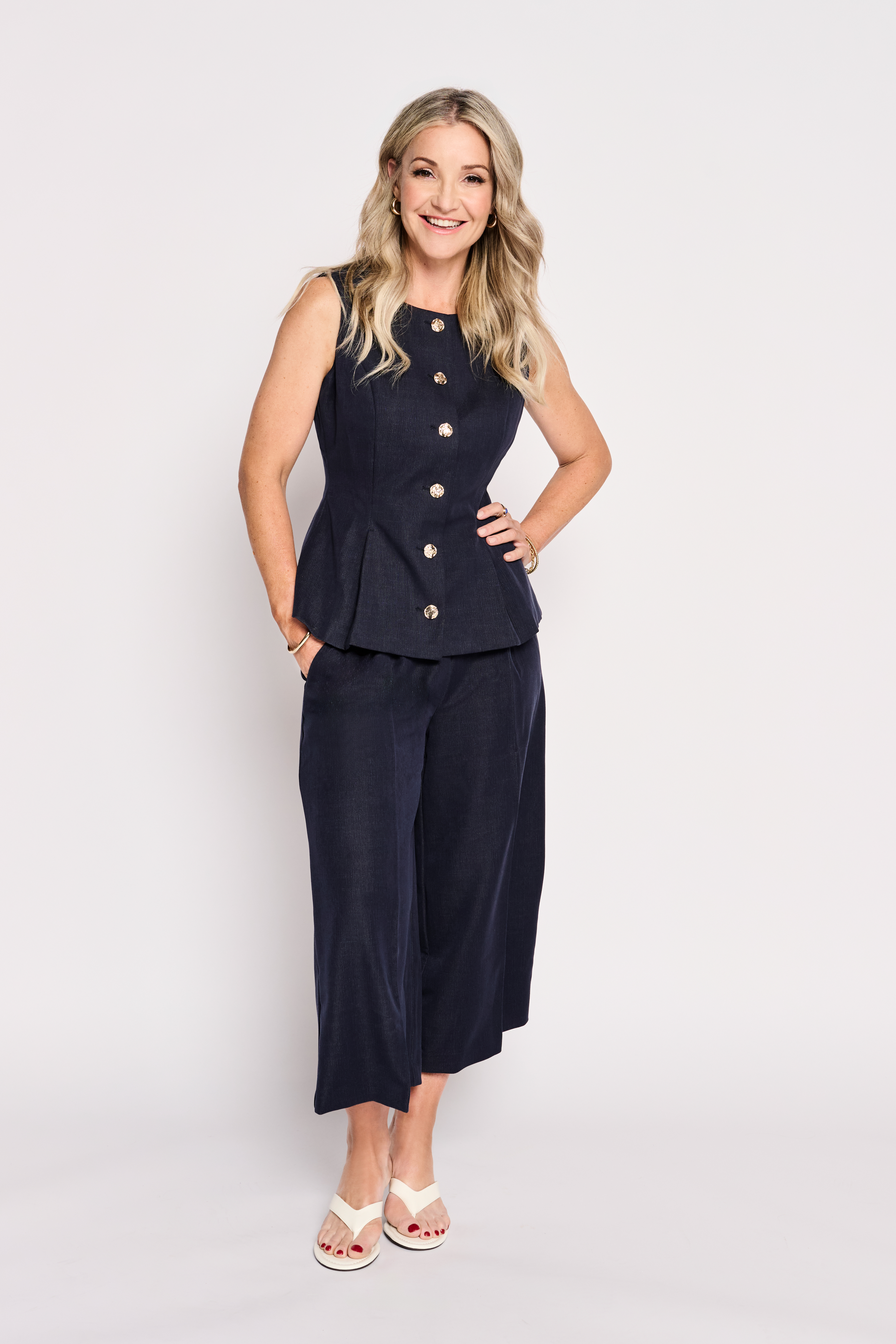 Denim Look Waistcoat