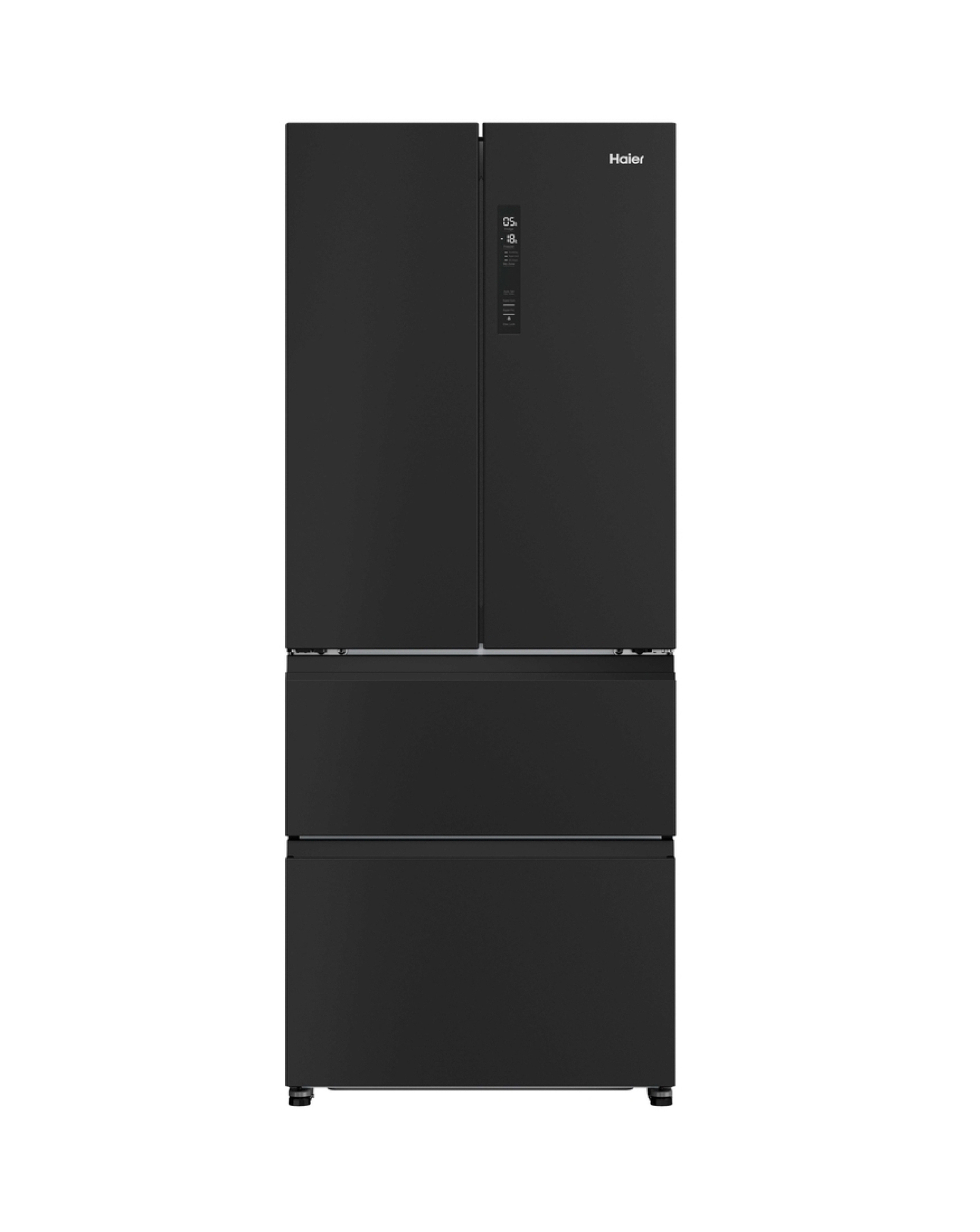 Haier FD 70 Series 3 HFR3718ENPT Total No Frost Multi-door American Fridge Freezer - Slate Black - E Rated