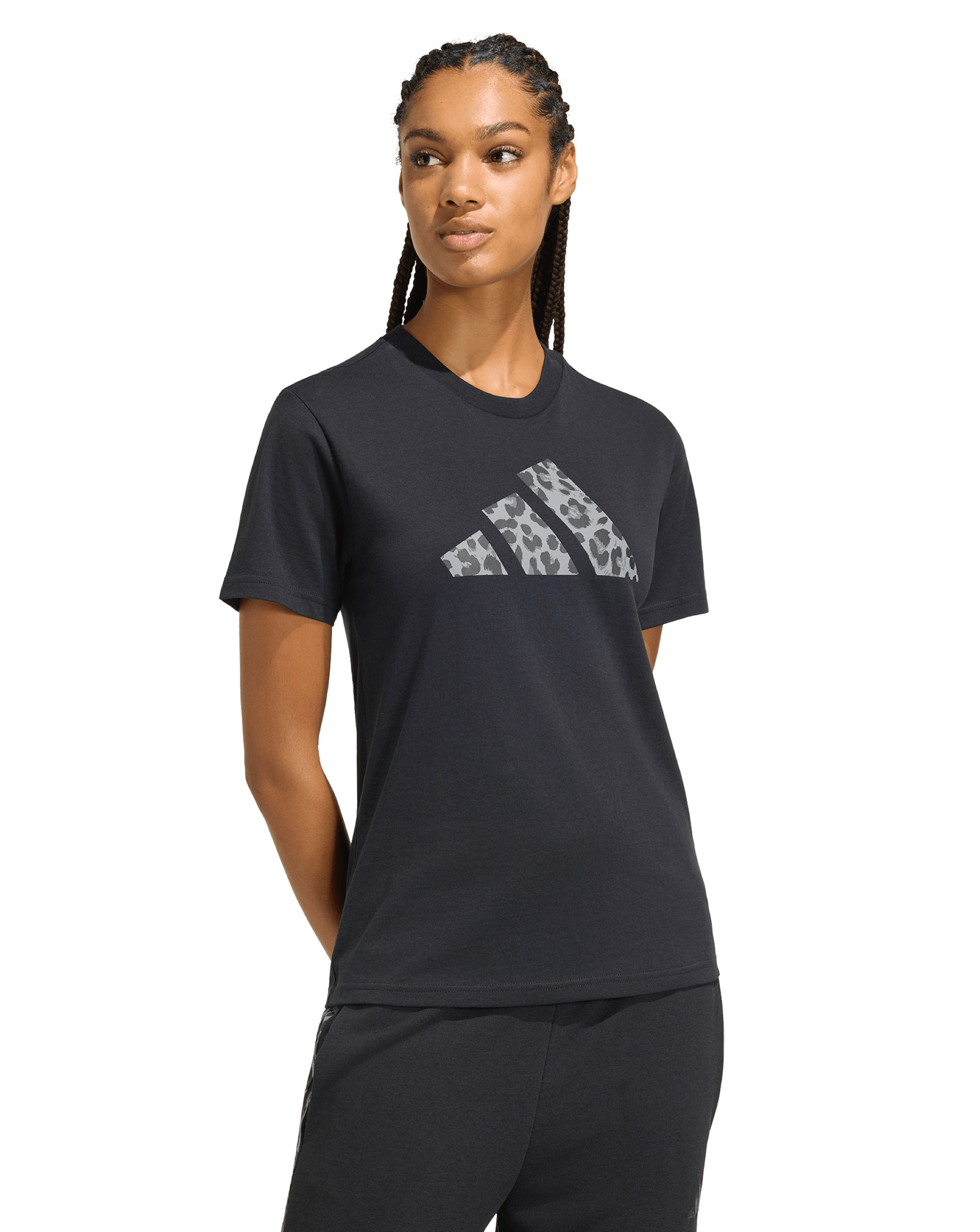 New In - adidas Animal Print Logo T-Shirt