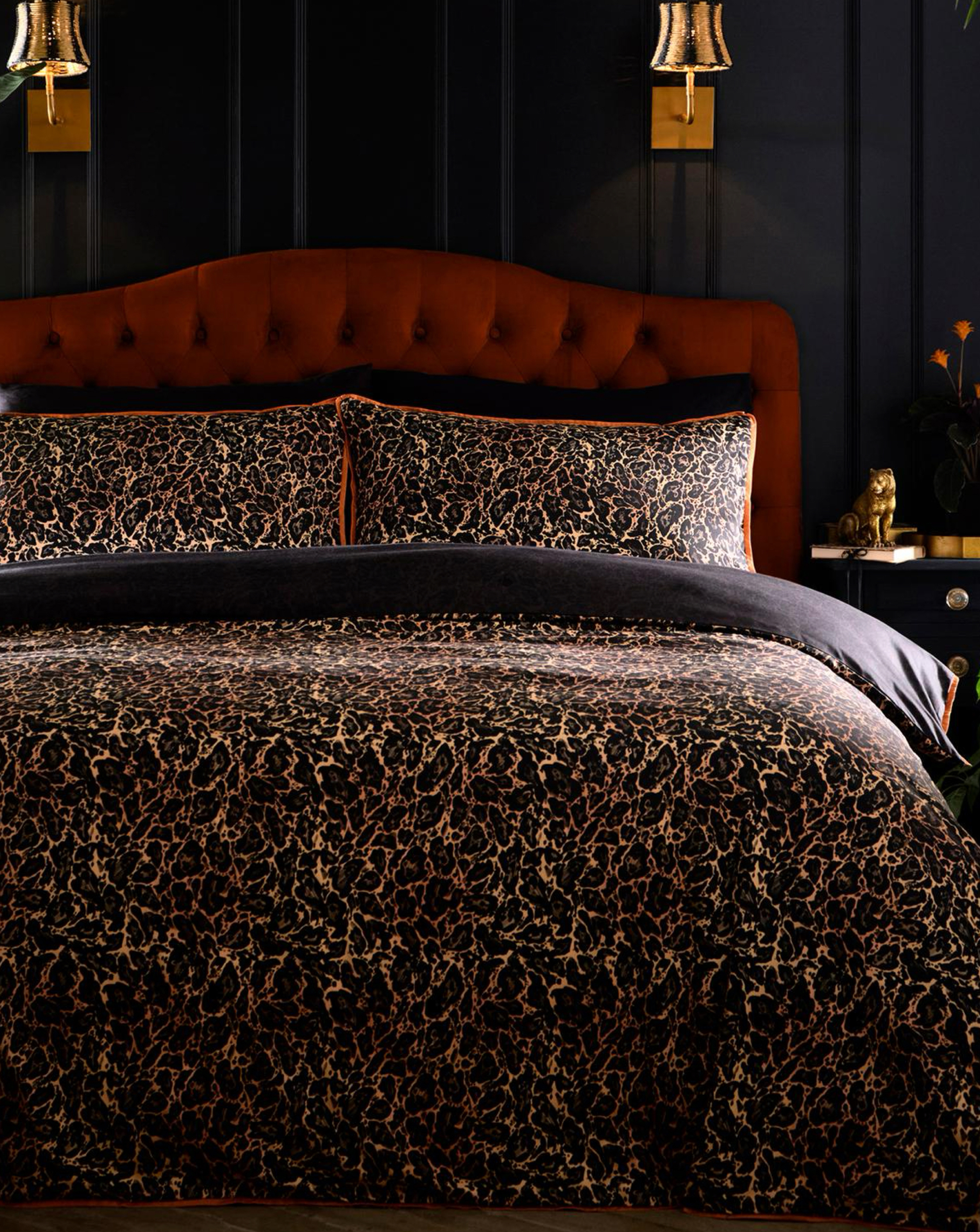 LLB Roxy Leopard Print Duvet Cover Set
