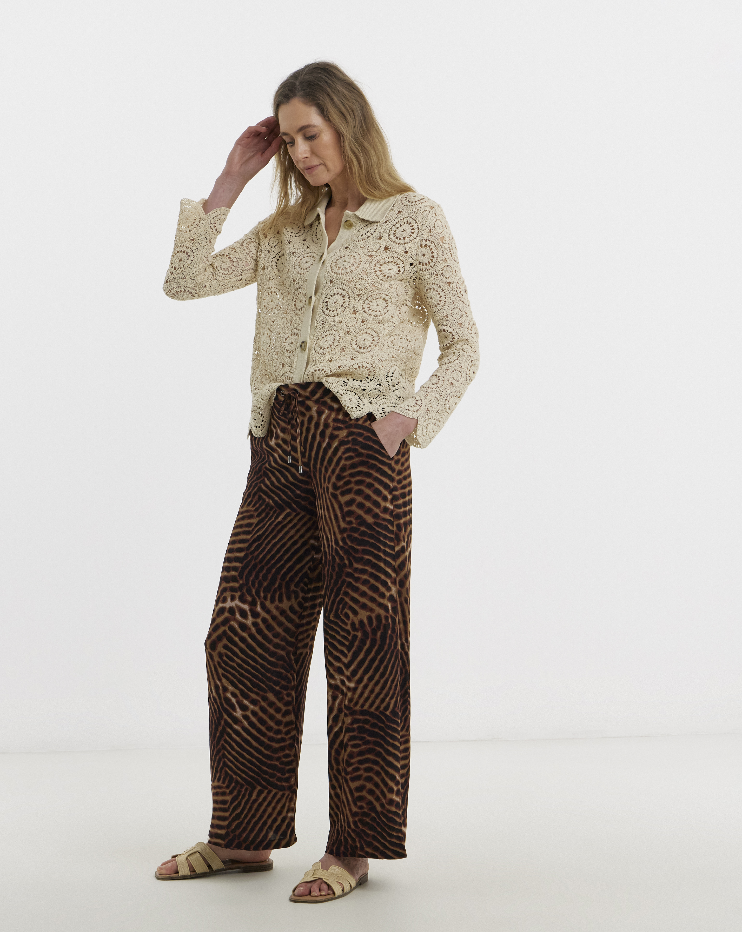 New In - Spun Viscose Wide Leg Trouser