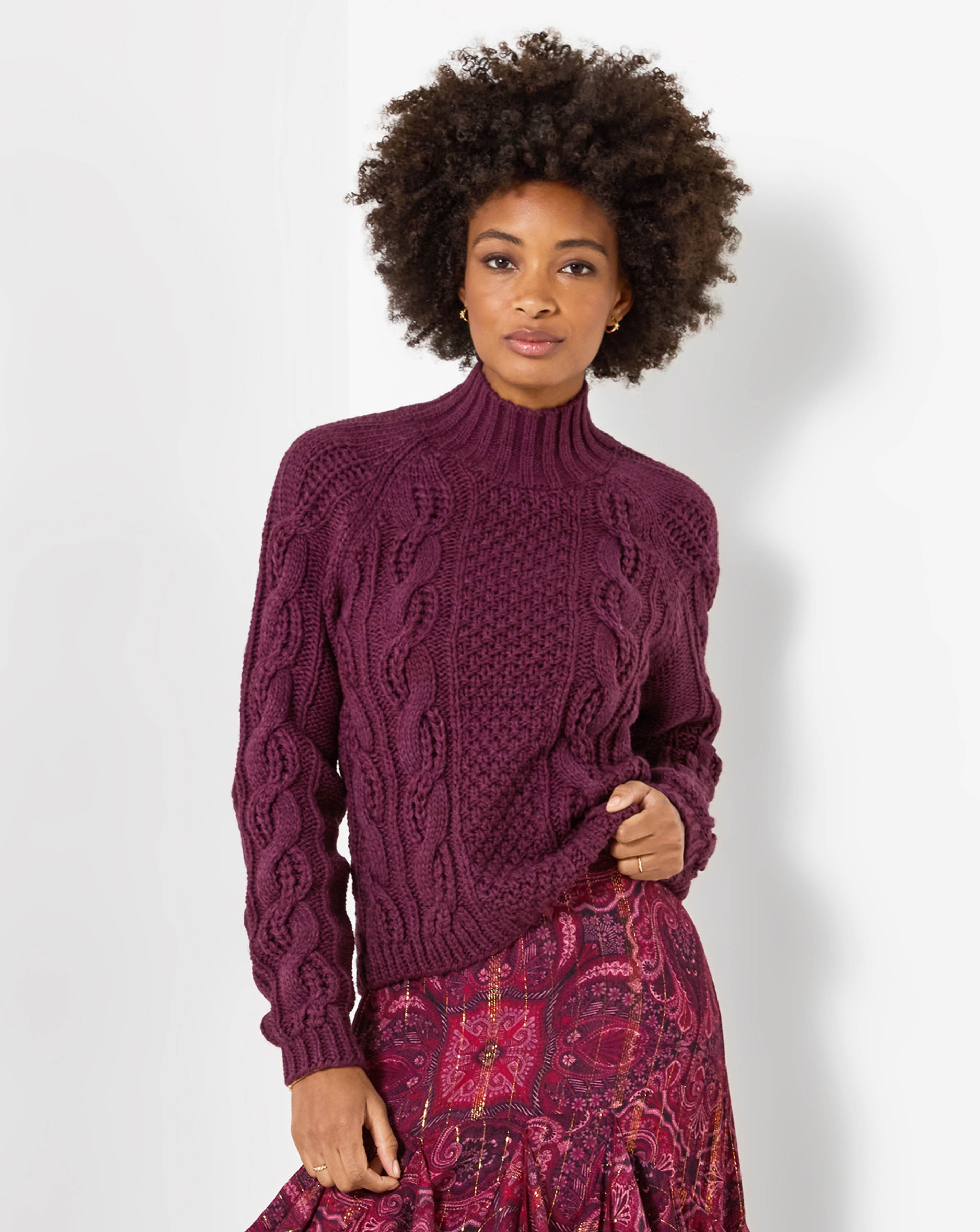 Joe Browns Freya Cable Knit Jumper