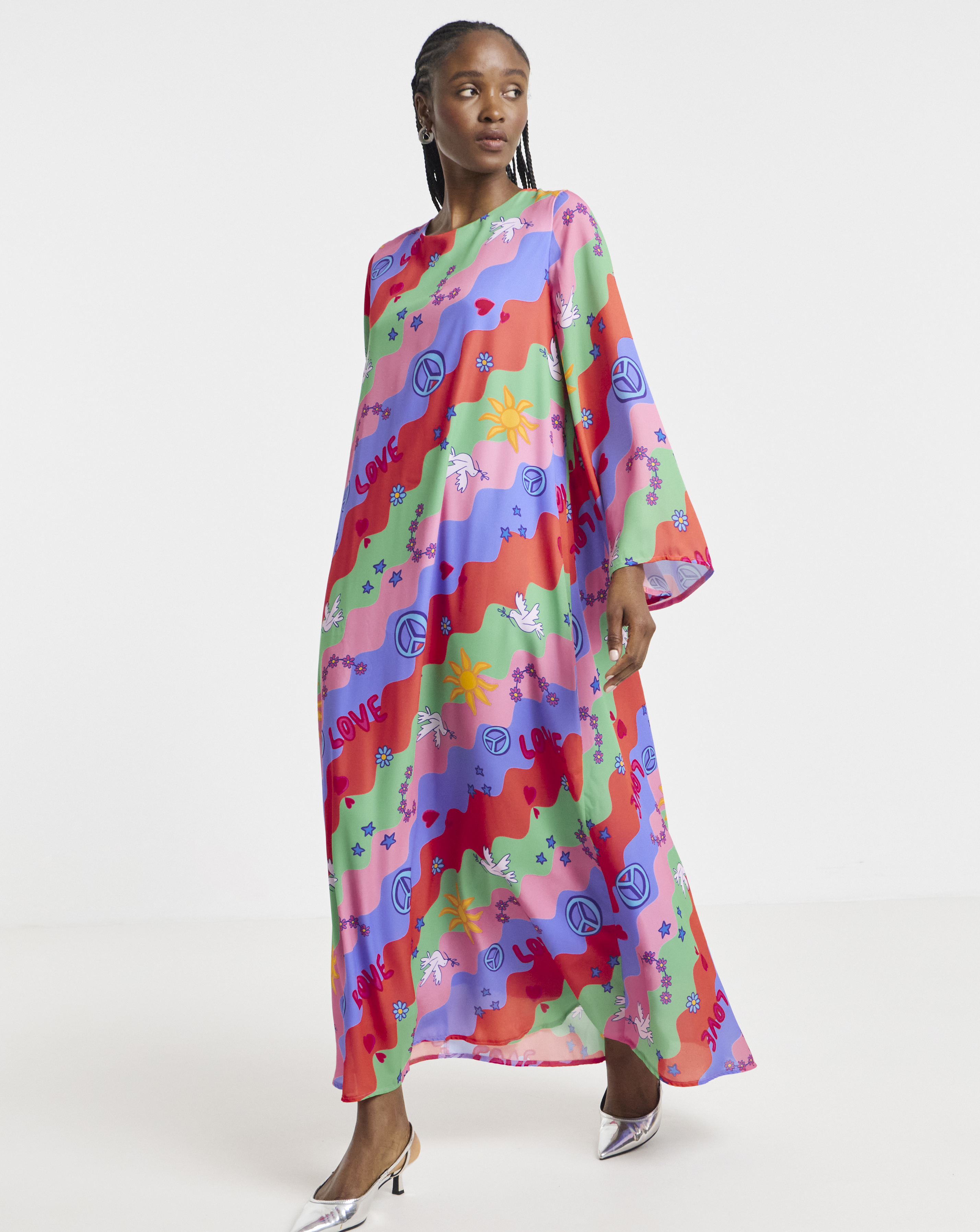 Twisted Wunder Chiffon Maxi Dress