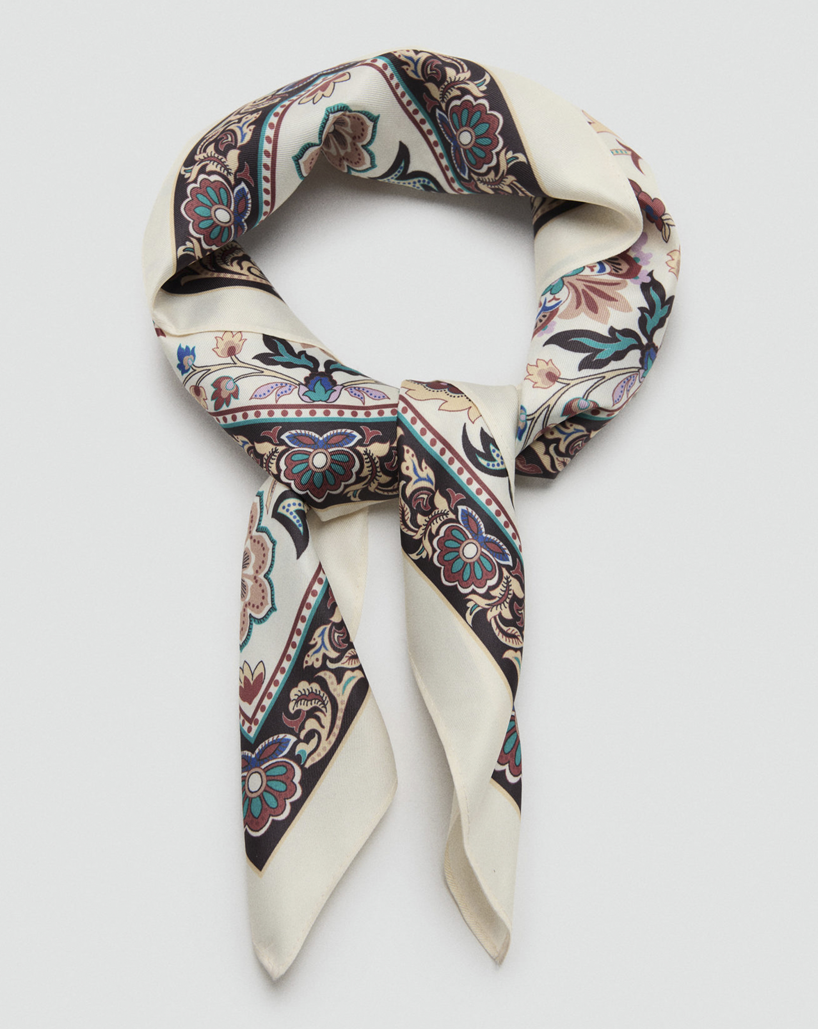 New In - Mango Floral Printed Scarf