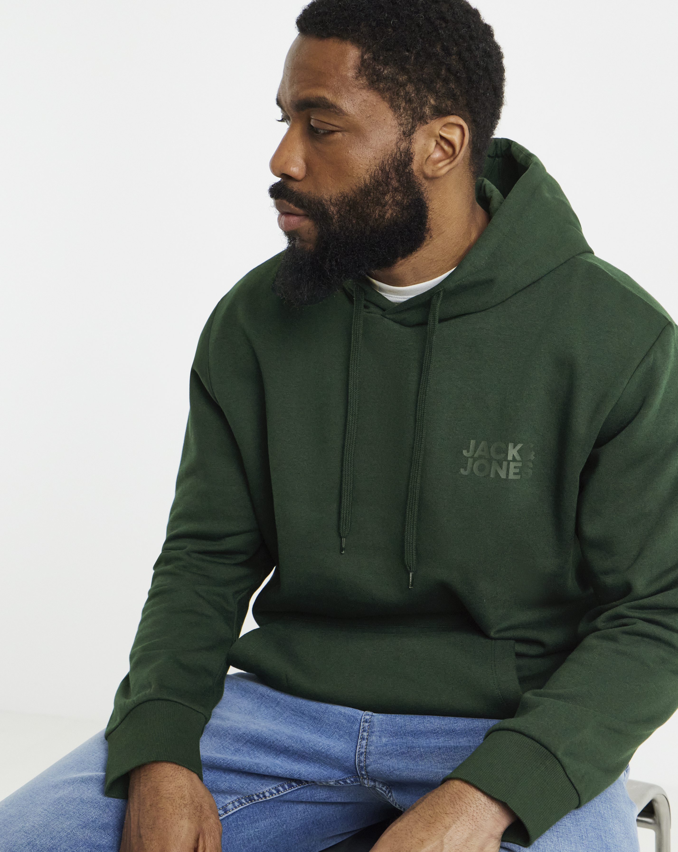 New In - Jack & Jones Corp Logo Hoodie