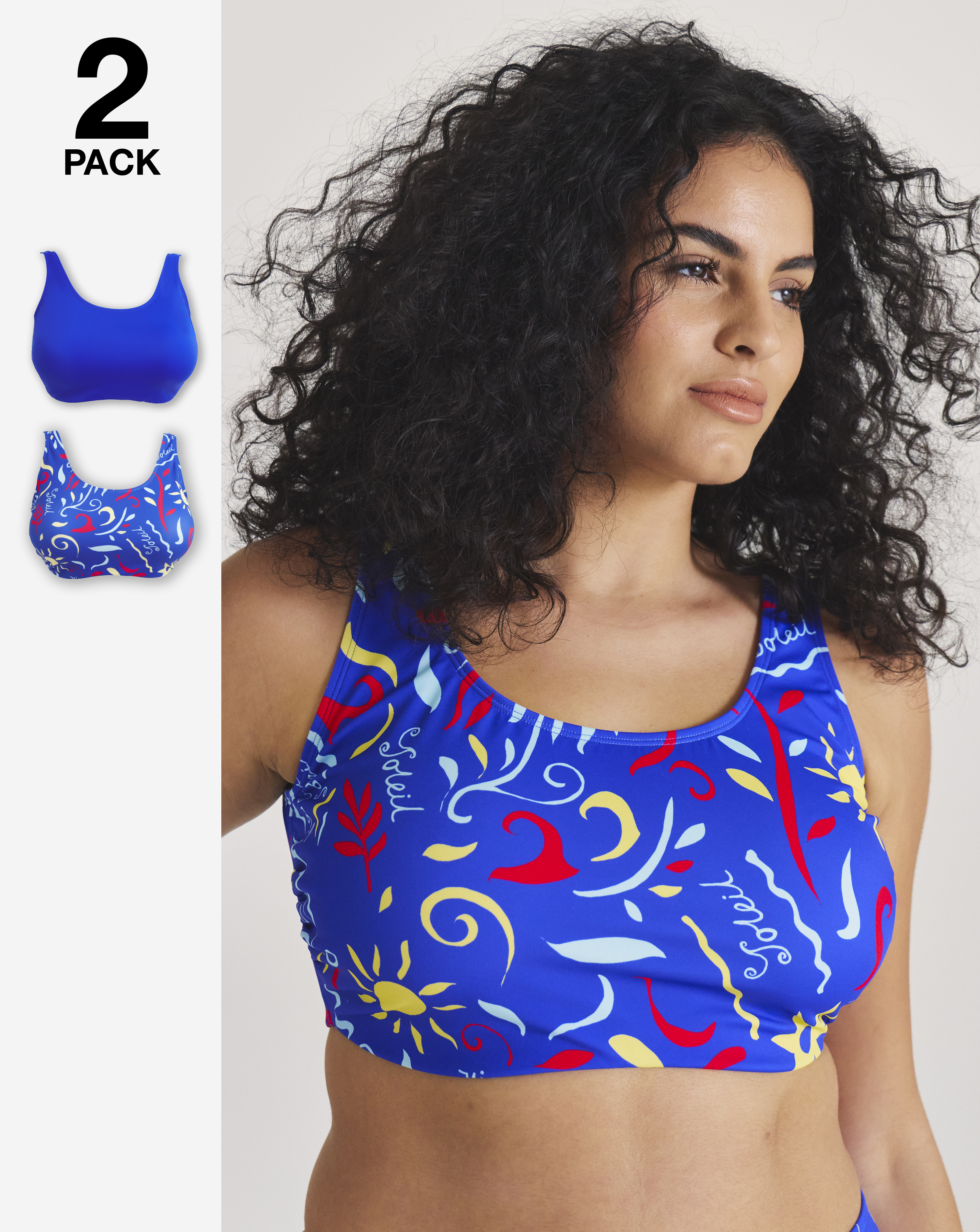 2 Pack Value Bikini Tops