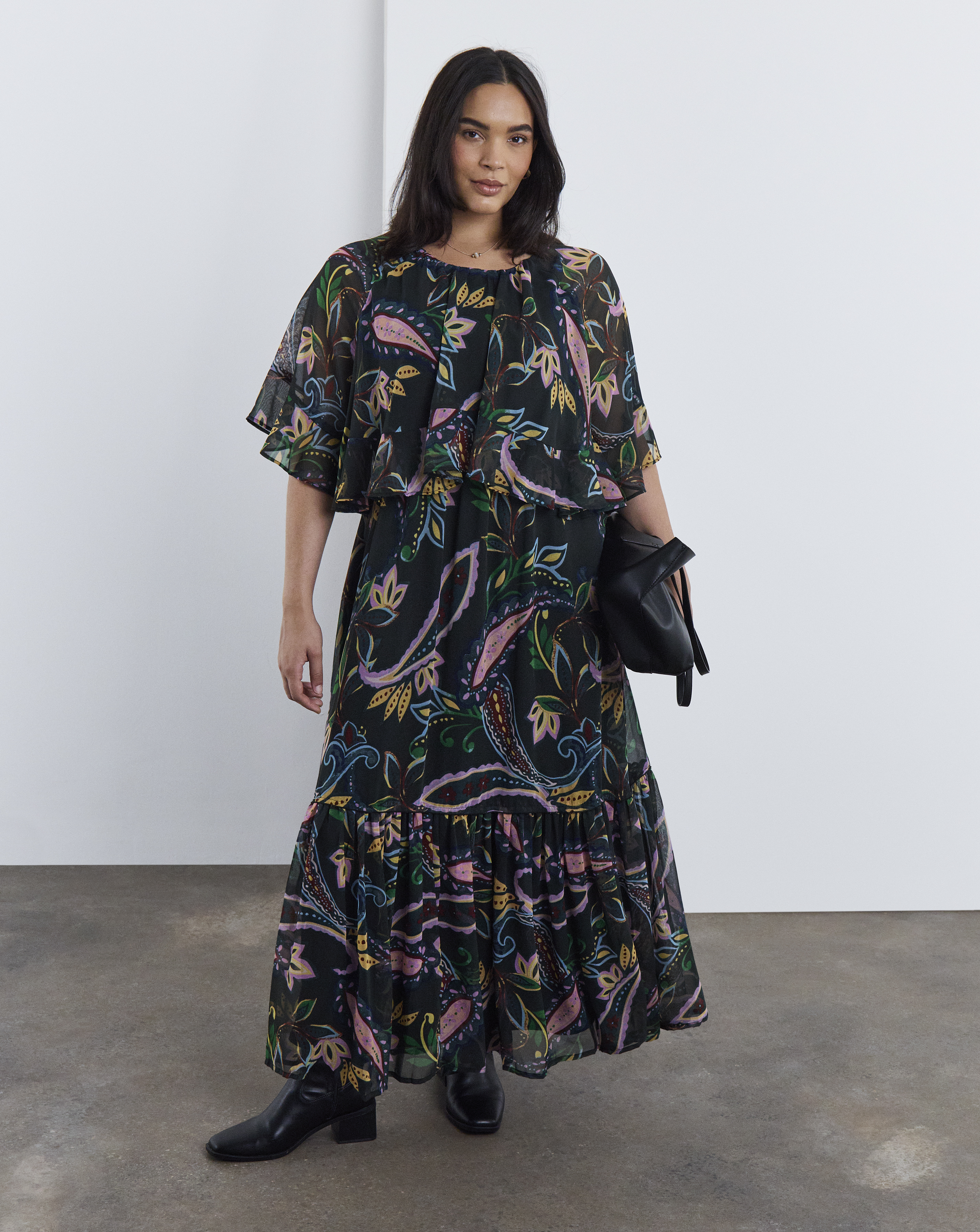 boho summer maxi dresses uk Size:UK 14 (L) Living Room Paisley Rayon Shirt Dress: Whether you’re going to