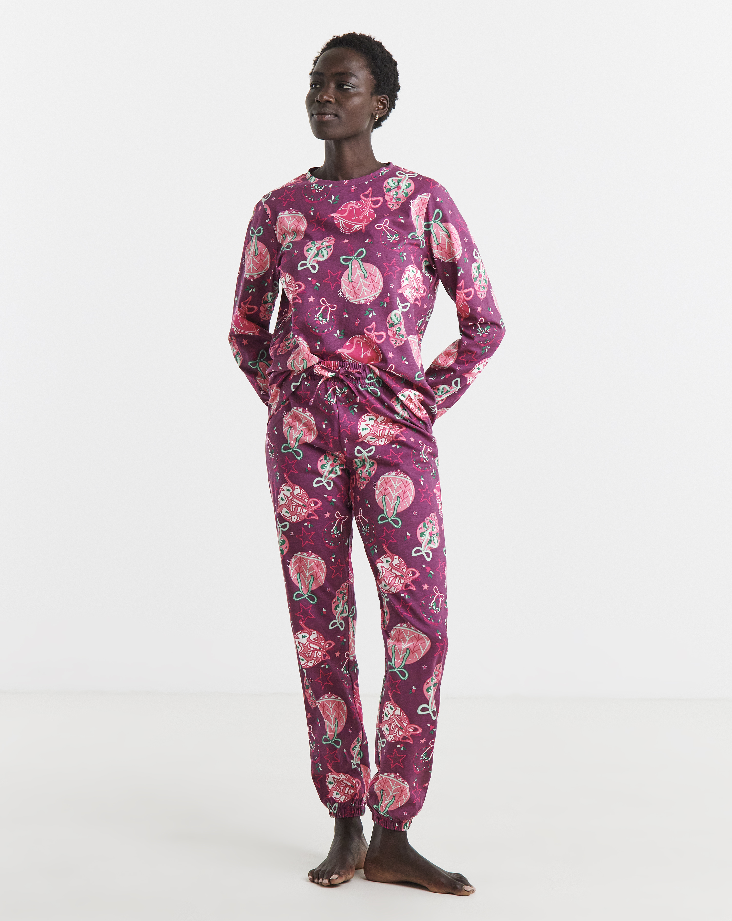 Pretty Secrets Bauble Print Pyjama Set