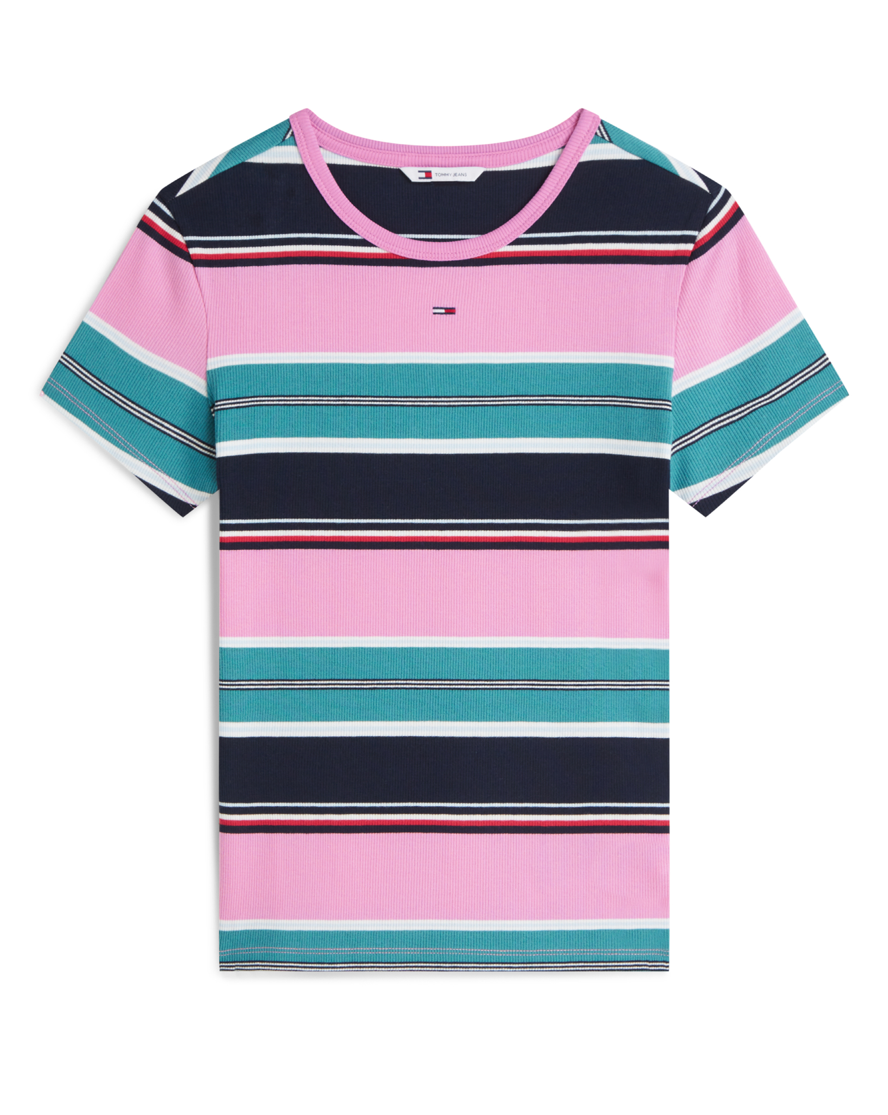 Tommy Jeans Slim Essential Rib Tee