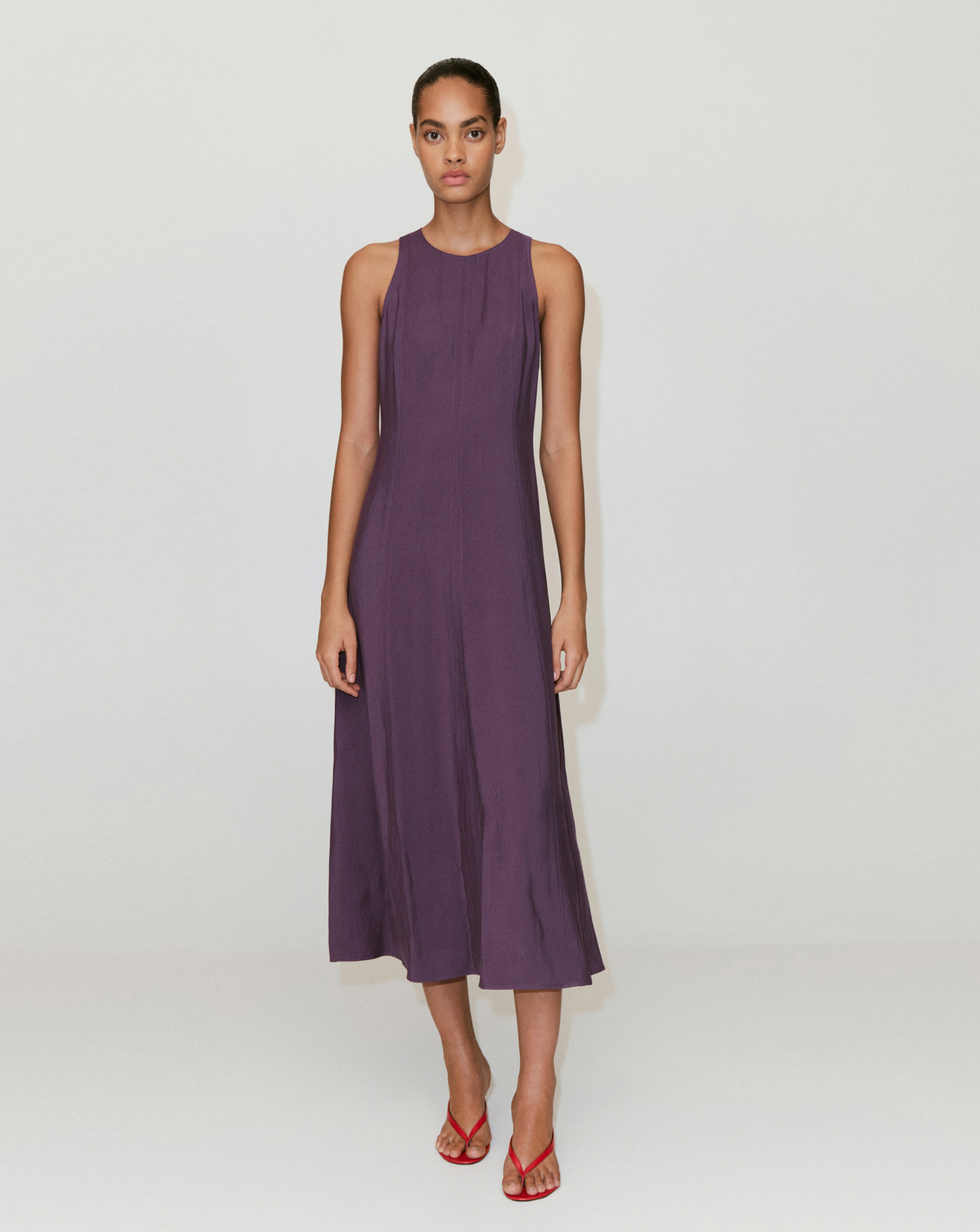 New In - Mango A-Line Dress With Seam Detail