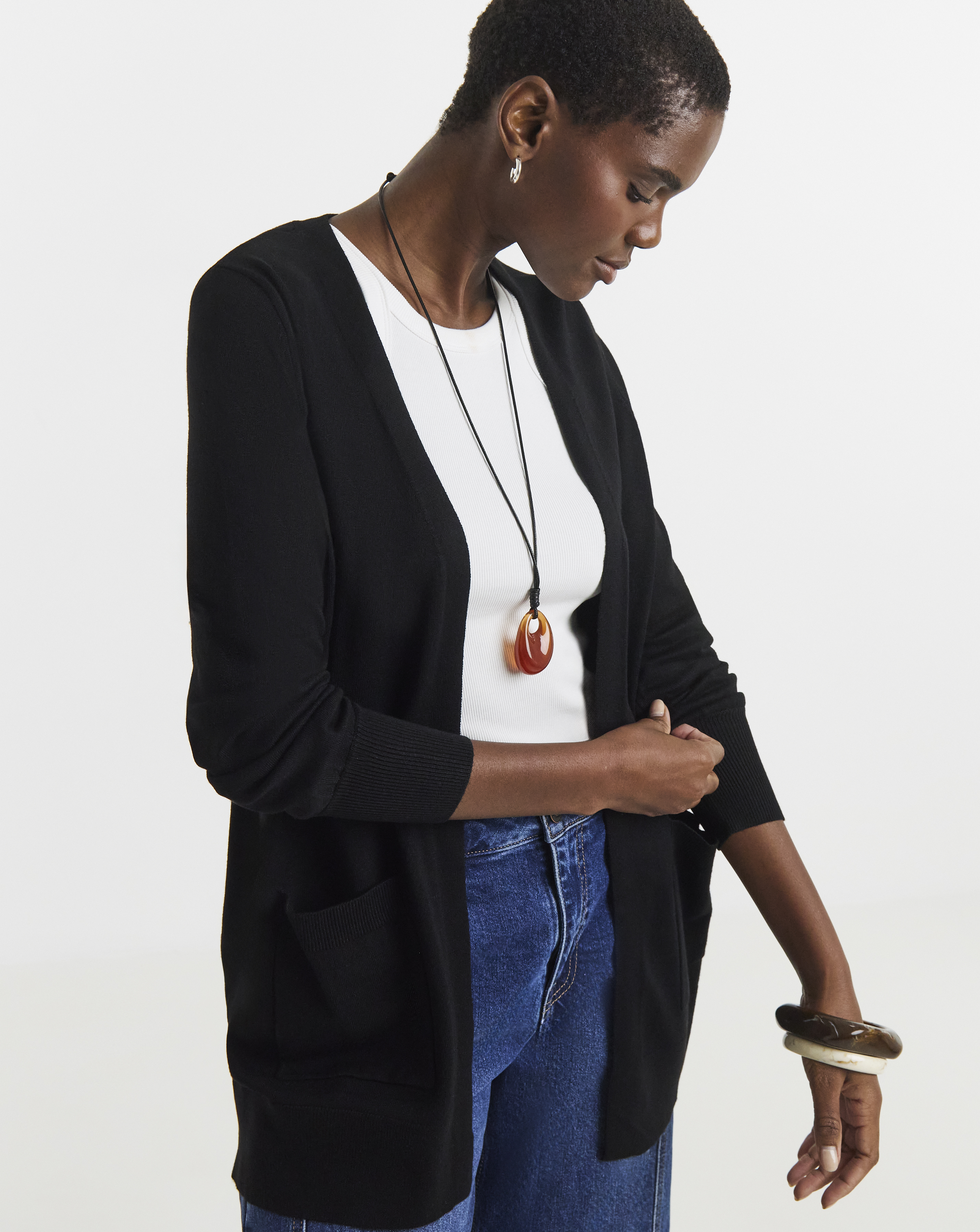 Longline Edge to Cardigan
