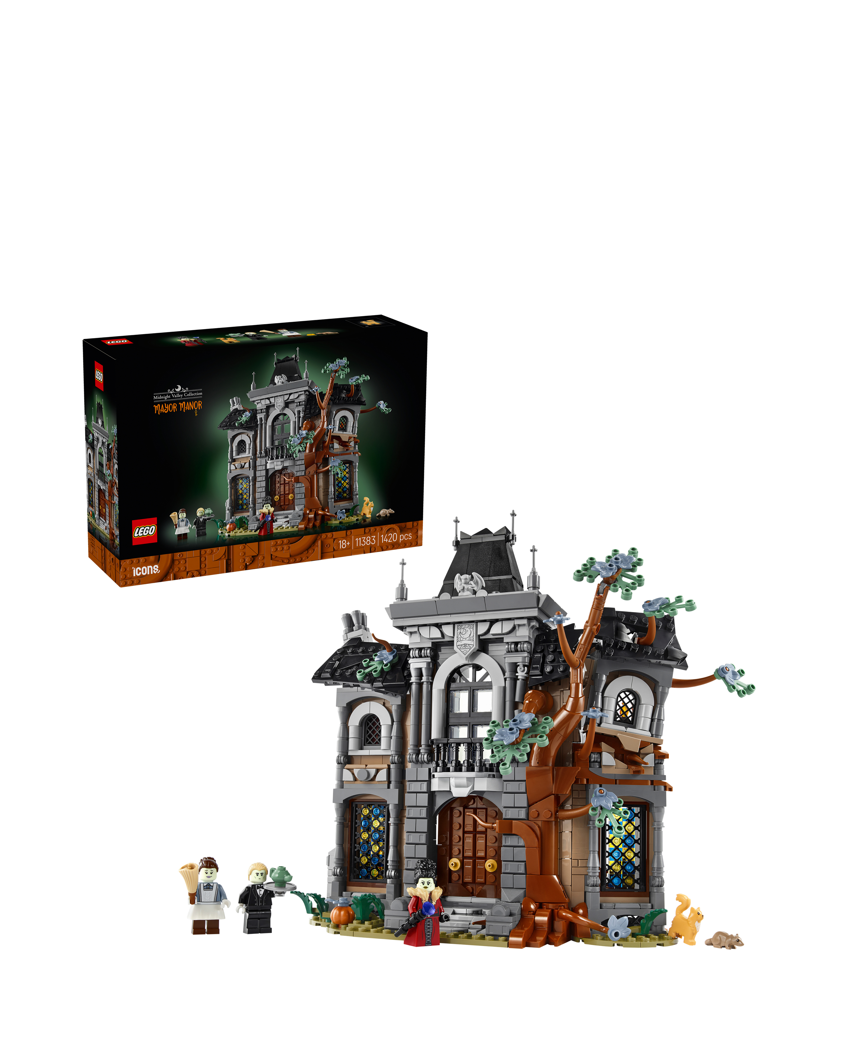 LEGO Icons Mayor Manor Haunted House 11383 Gothic Décor - Image 16