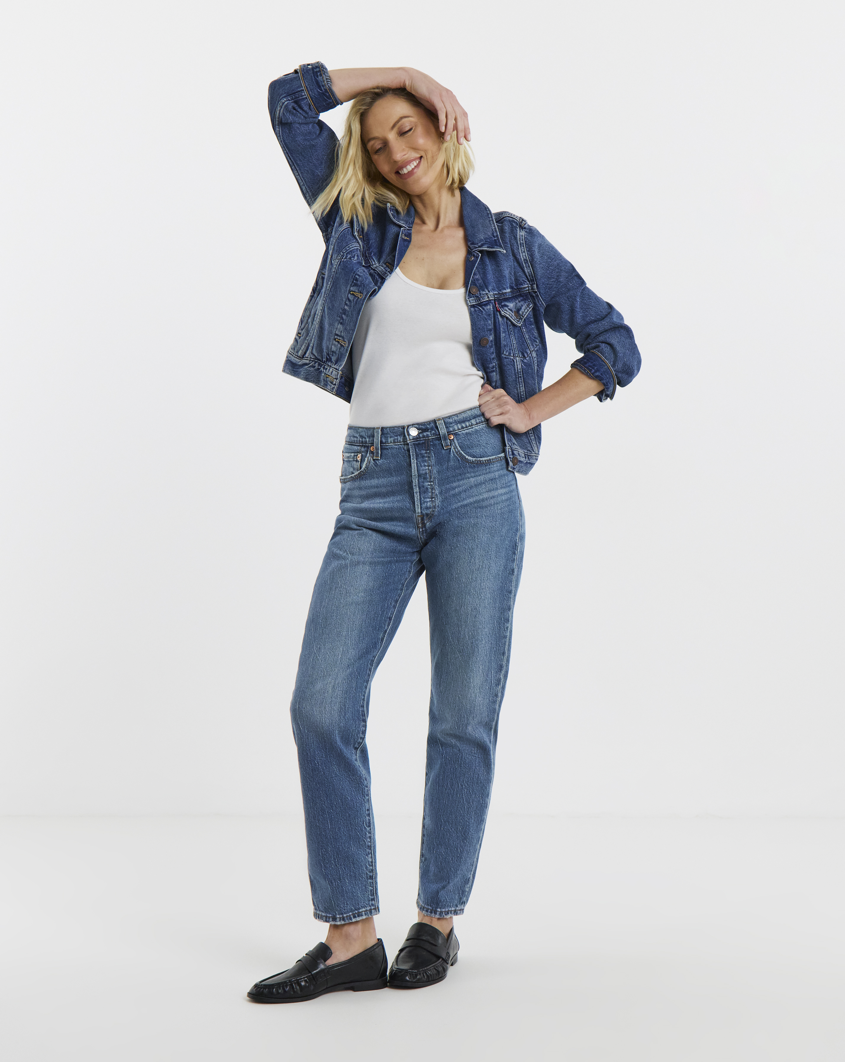 Levi's|Levis Mid Wash Levi's 501 Crop Jeans - 28 Leg - Levi's - 32/28 32/28