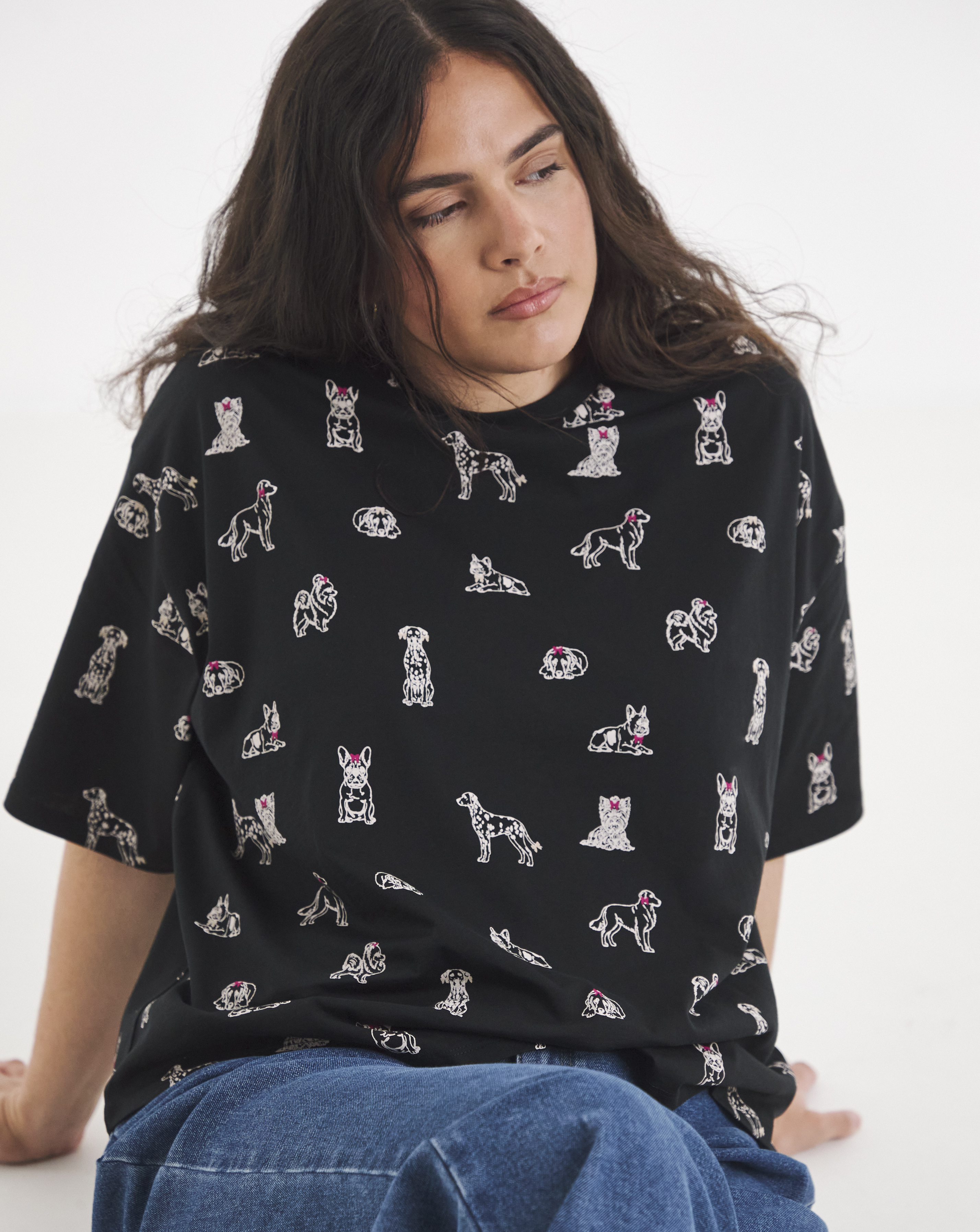 New In - Dog All Over Printed Tee