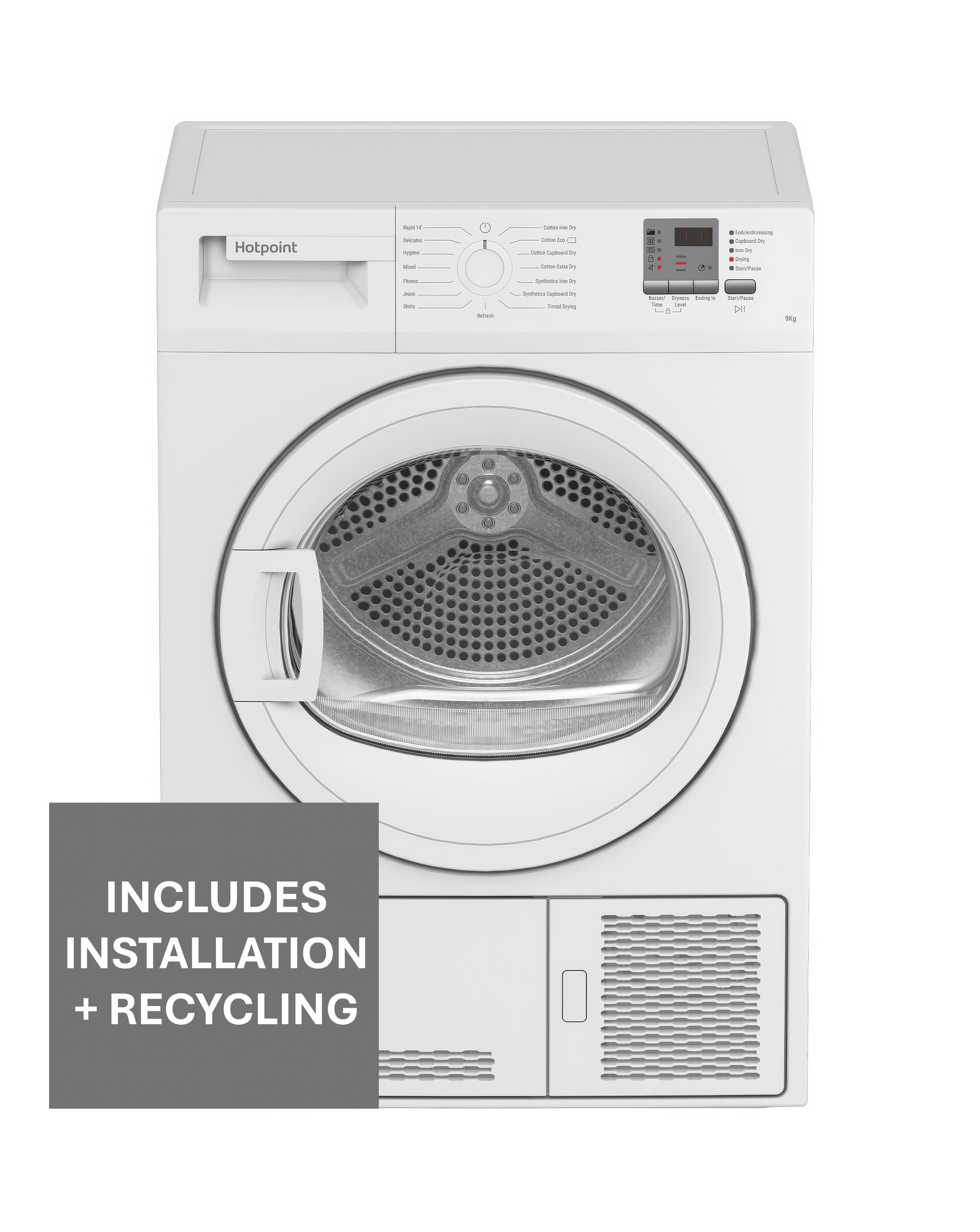 Hotpoint CHDC92WWGDUK Condenser Dry Inst