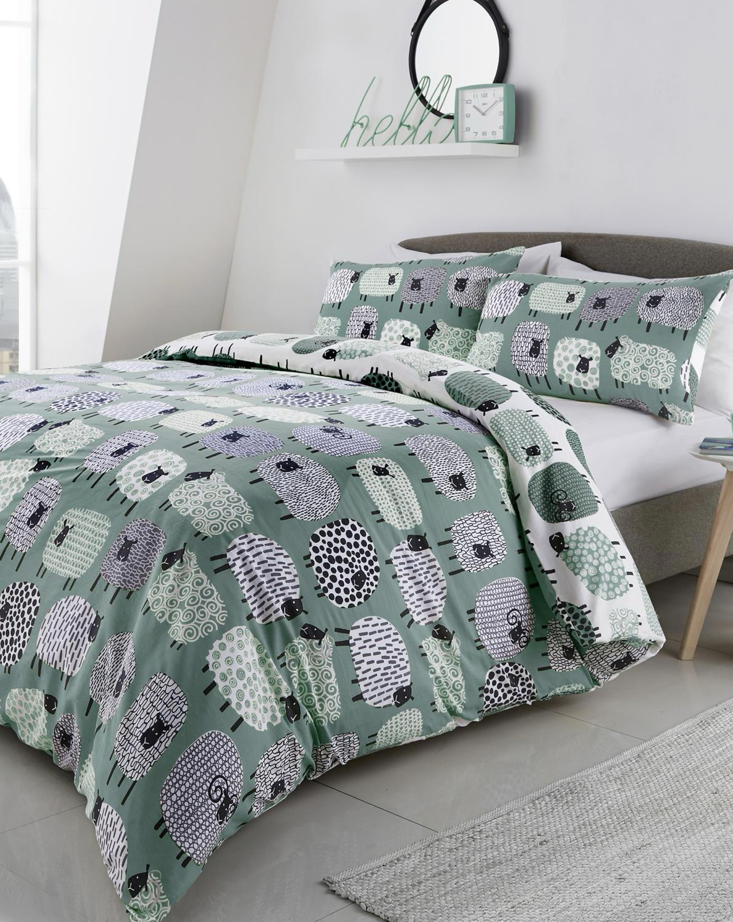 Fusion Dotty Sheep Duvet Cover Set