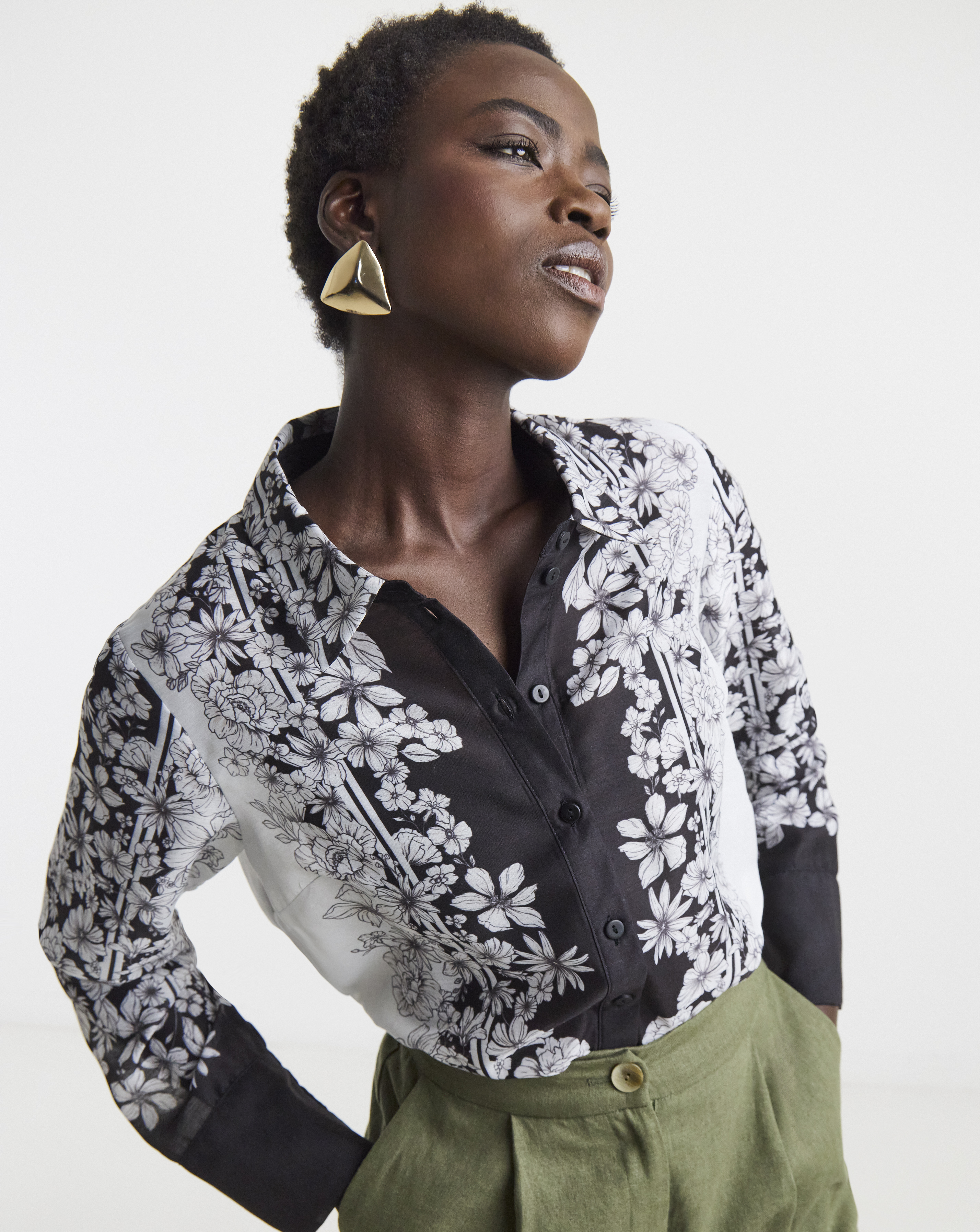 Placement Print Shirt