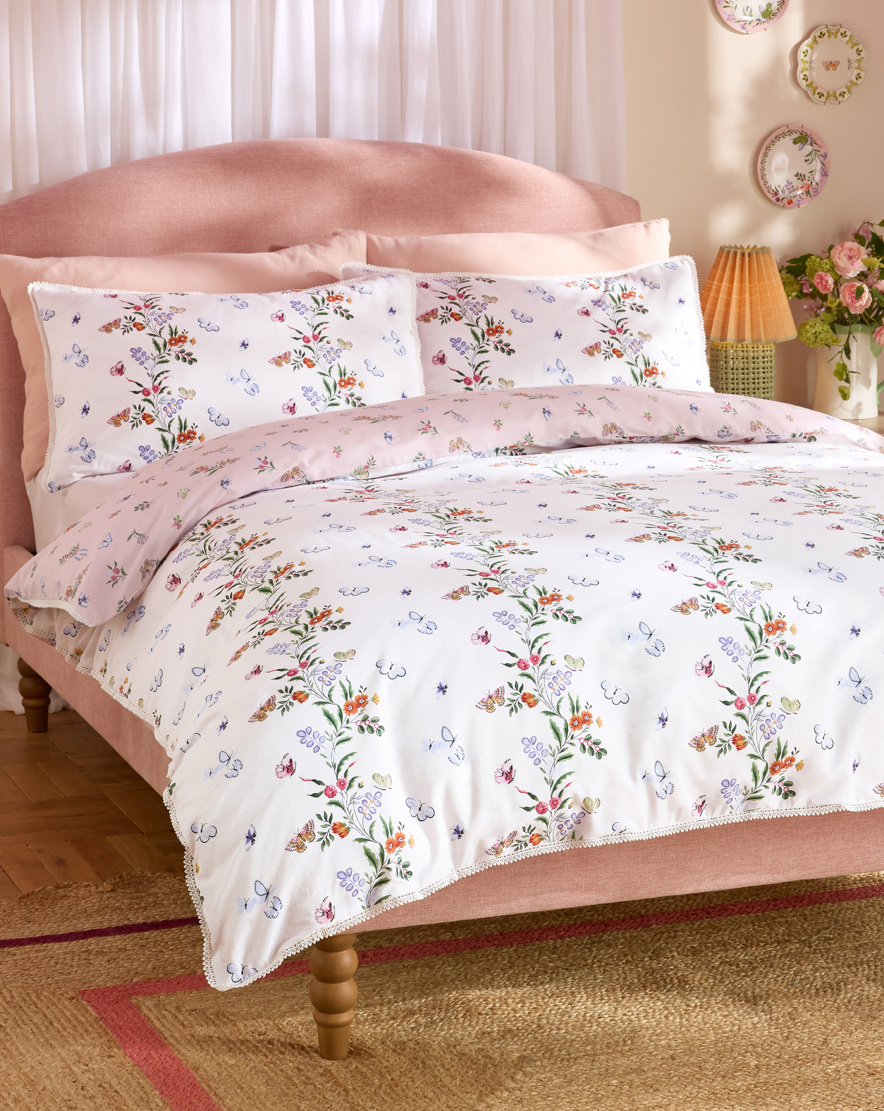 CK Flutter Floral Duvet Cover Set