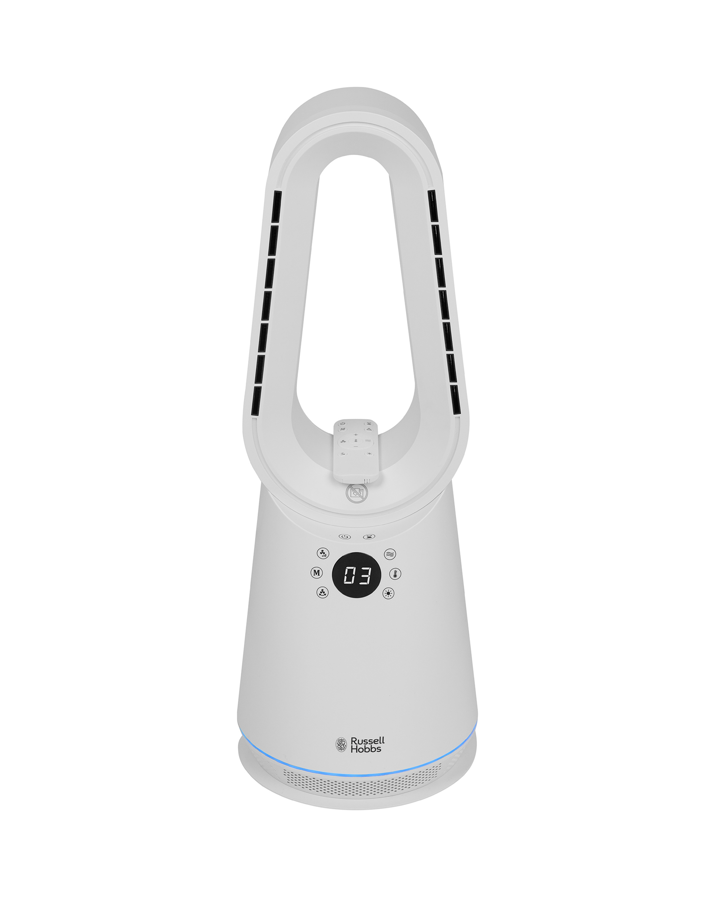 New In - RH Bladeless Fan & Heater - White