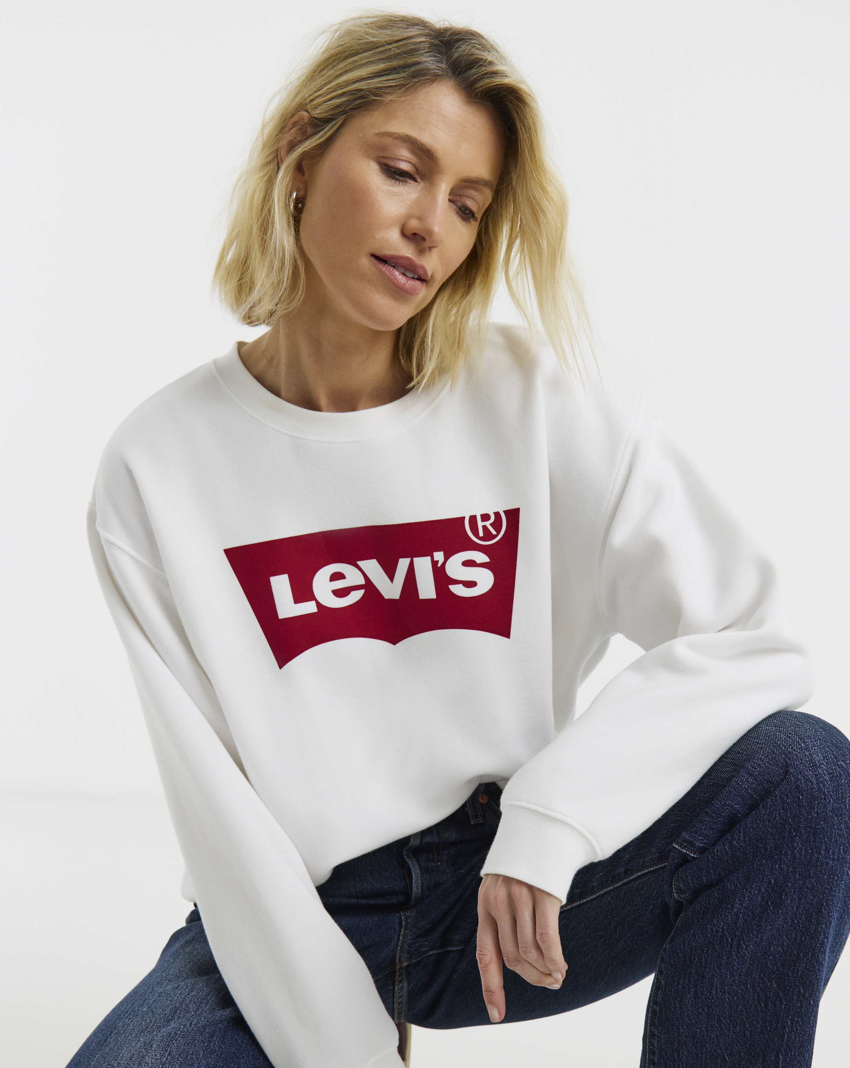 Levi's White Everyday Crew - 2XL