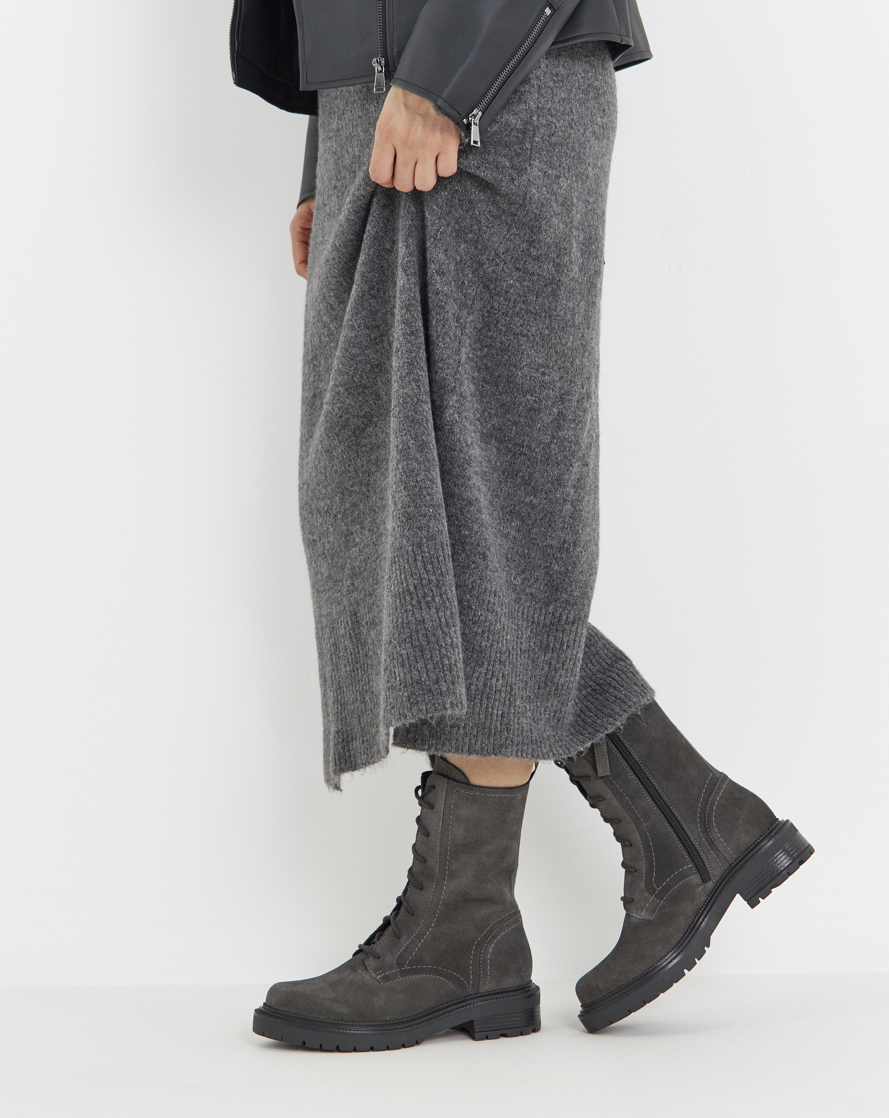 New In - Chunky Lace up Boots EEE Fit