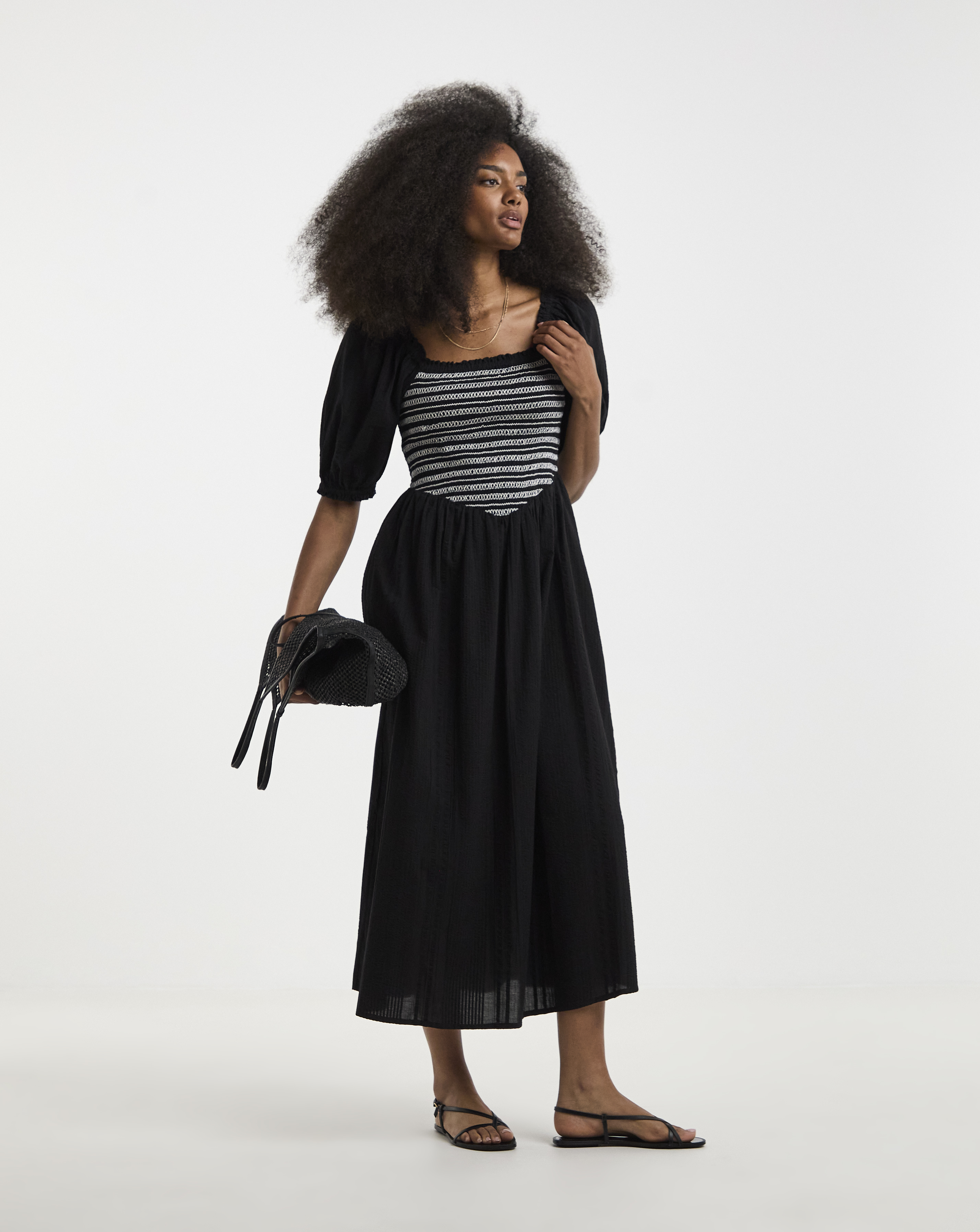 Shirred Dress