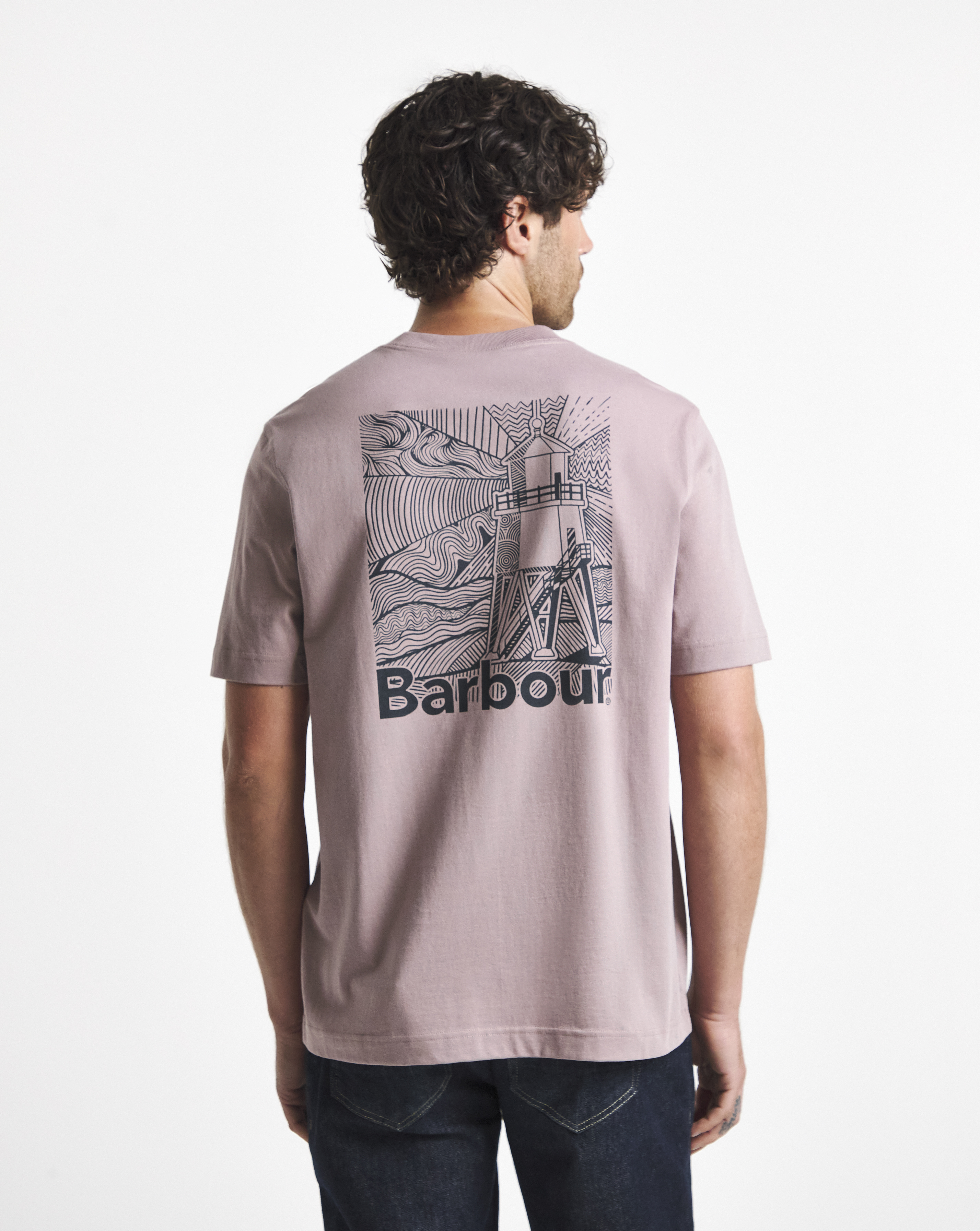 Barbour Moonwell T-Shirt - Ironstone