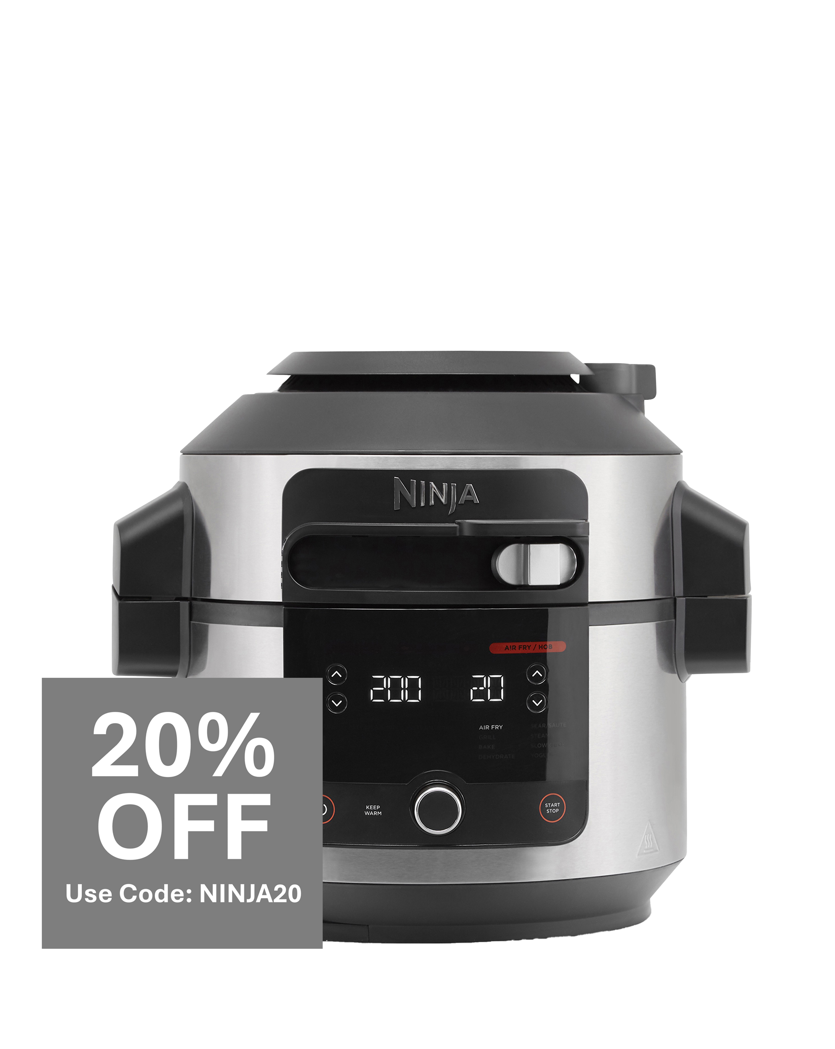 Ninja Foodi 11-in-1 6L SmartLid Muti Cooker OL550UK